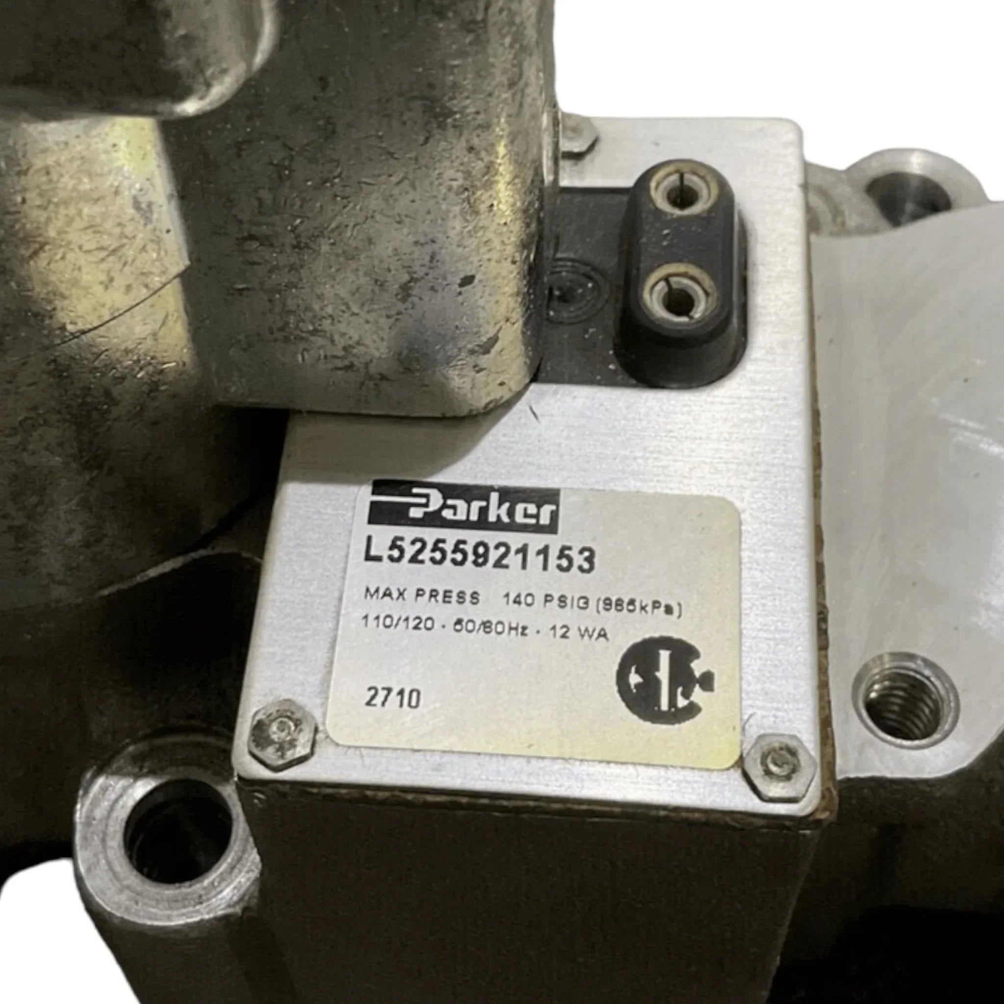 L5255921153 Genuine Parker Pneumatic Solenoid Valve 140 PSI 120 V