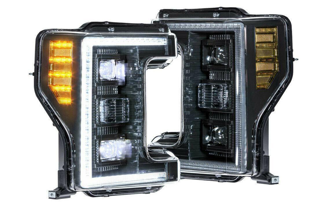 Lf554 Genuine Morimoto Hybrid Black Drl Bar Projector Led Headlights