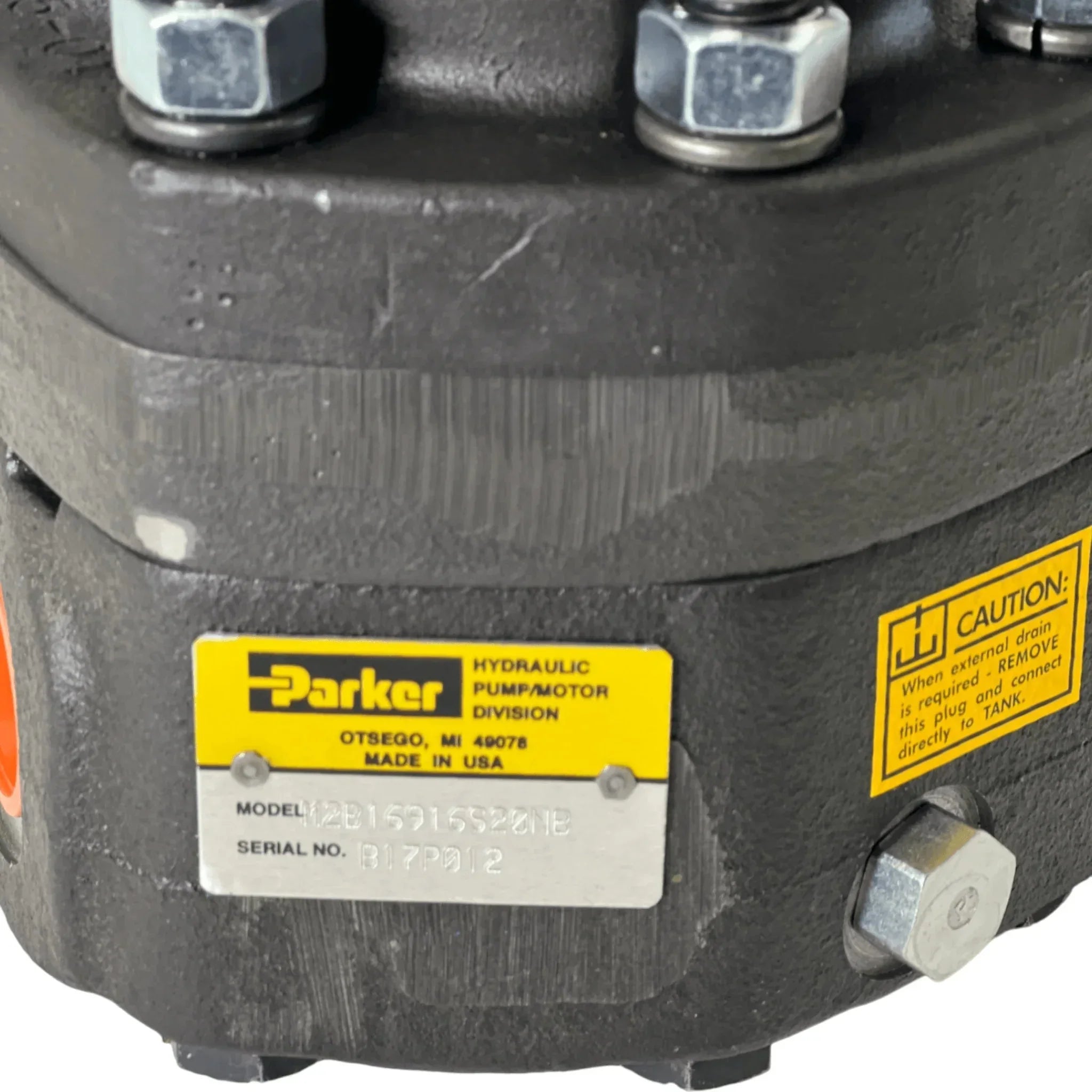 M2B16916S20Nb Genuine Parker High Speed Hydraulic Motor