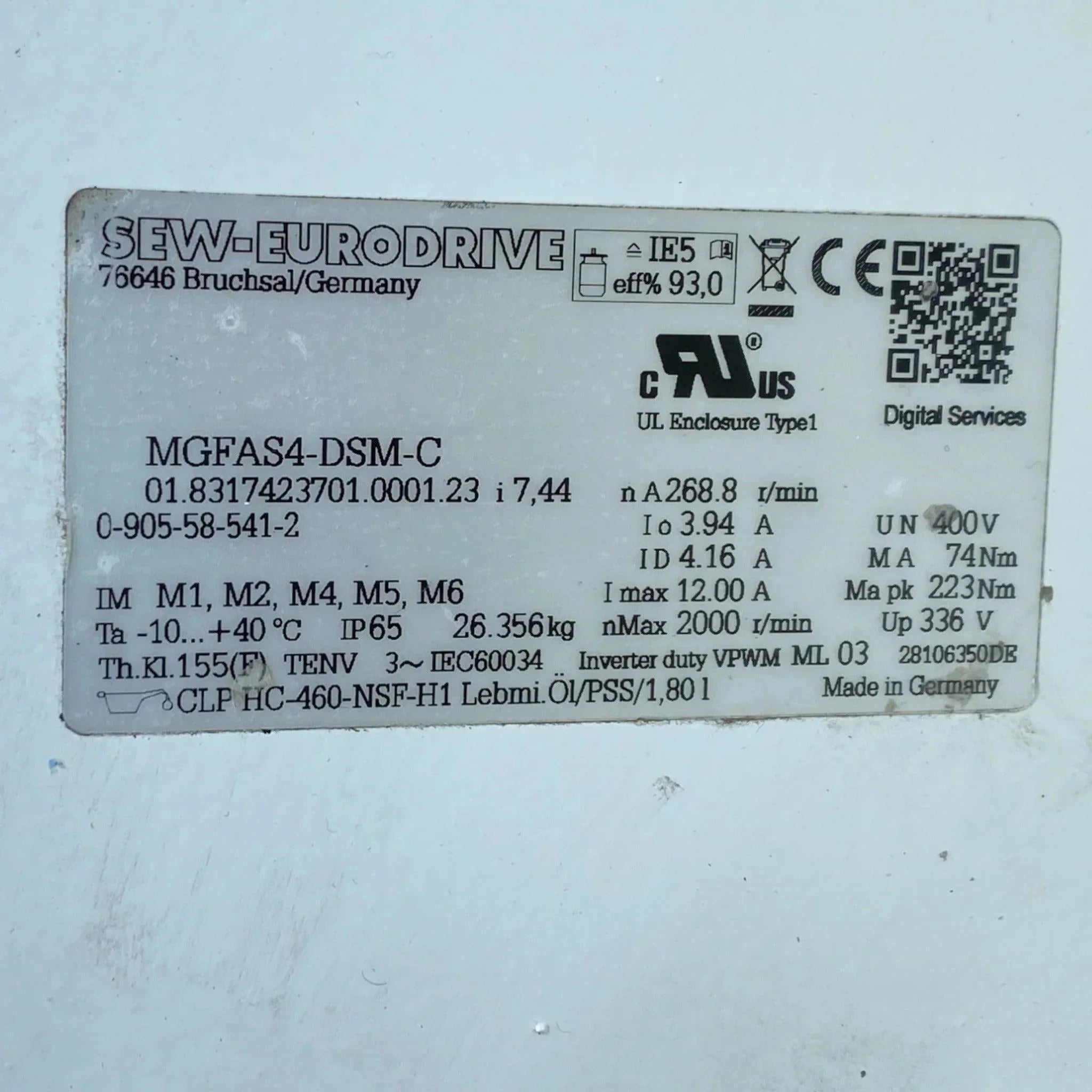MGFAS4-DSM-C Sew Eurodrive Movigear