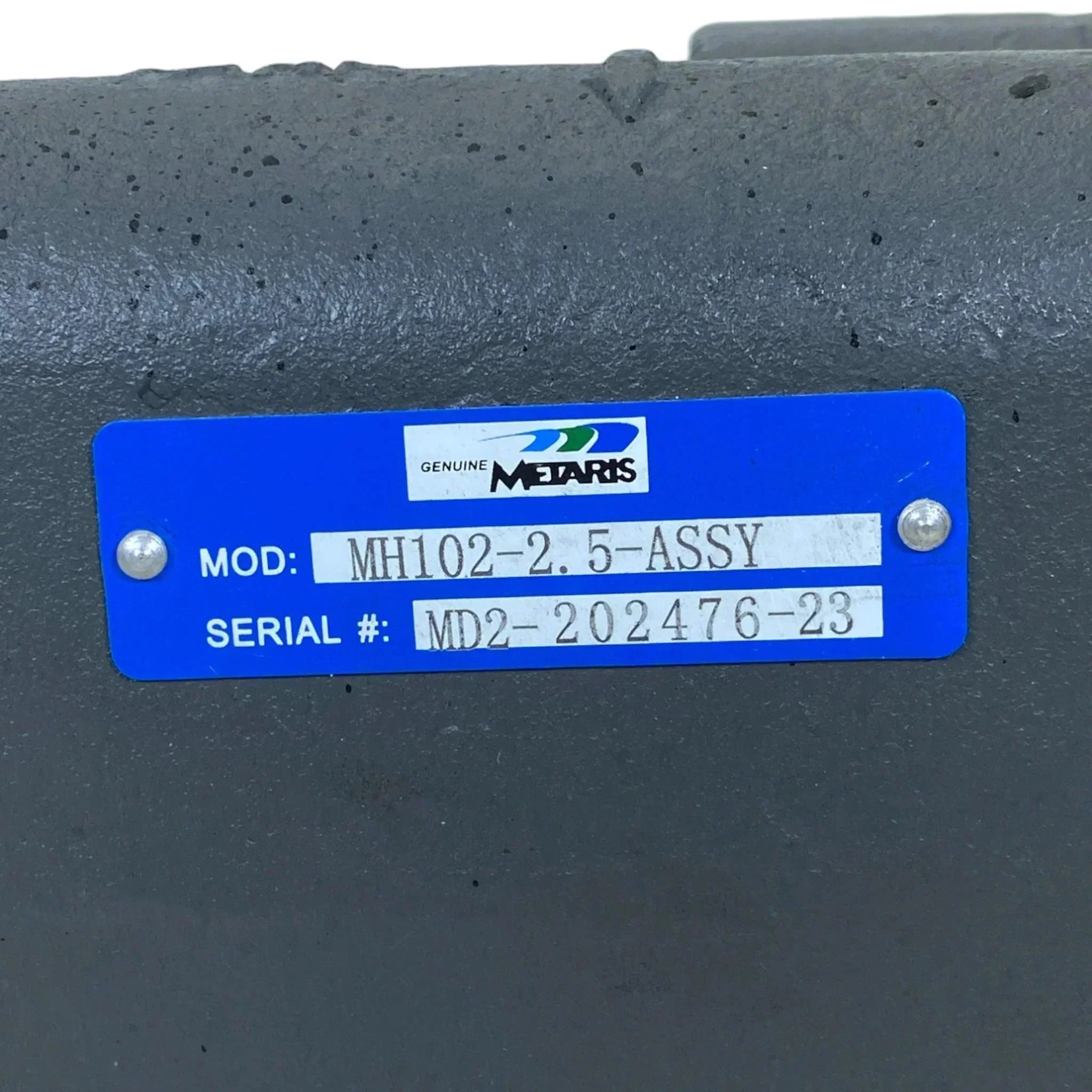 RF986503844 Genuine Metaris C102 Hydraulic Dump Pump W/Air Shift Cylinder