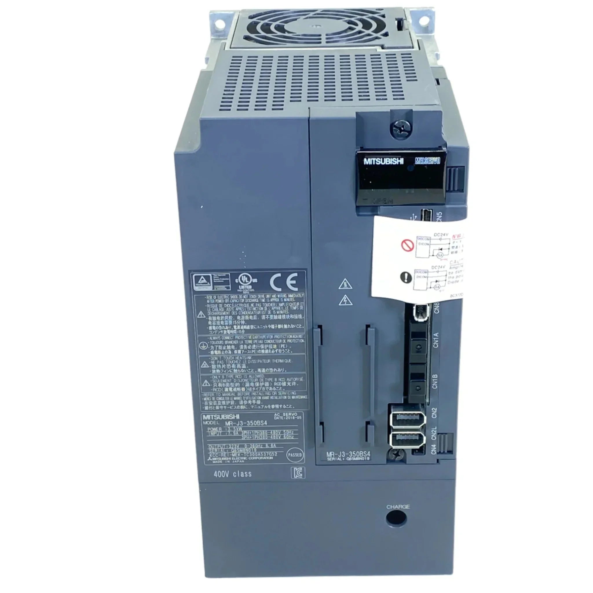 MRJ3350BS4 Mitsubishi AC Servo Amplifier 3.5 KW 3-Phase 400 VAC