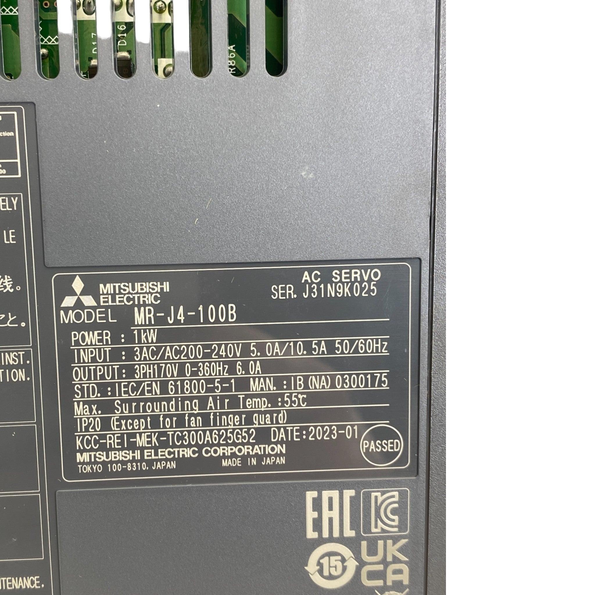 MRJ4100B Genuine Mitsubishi AC Servo Amplifier