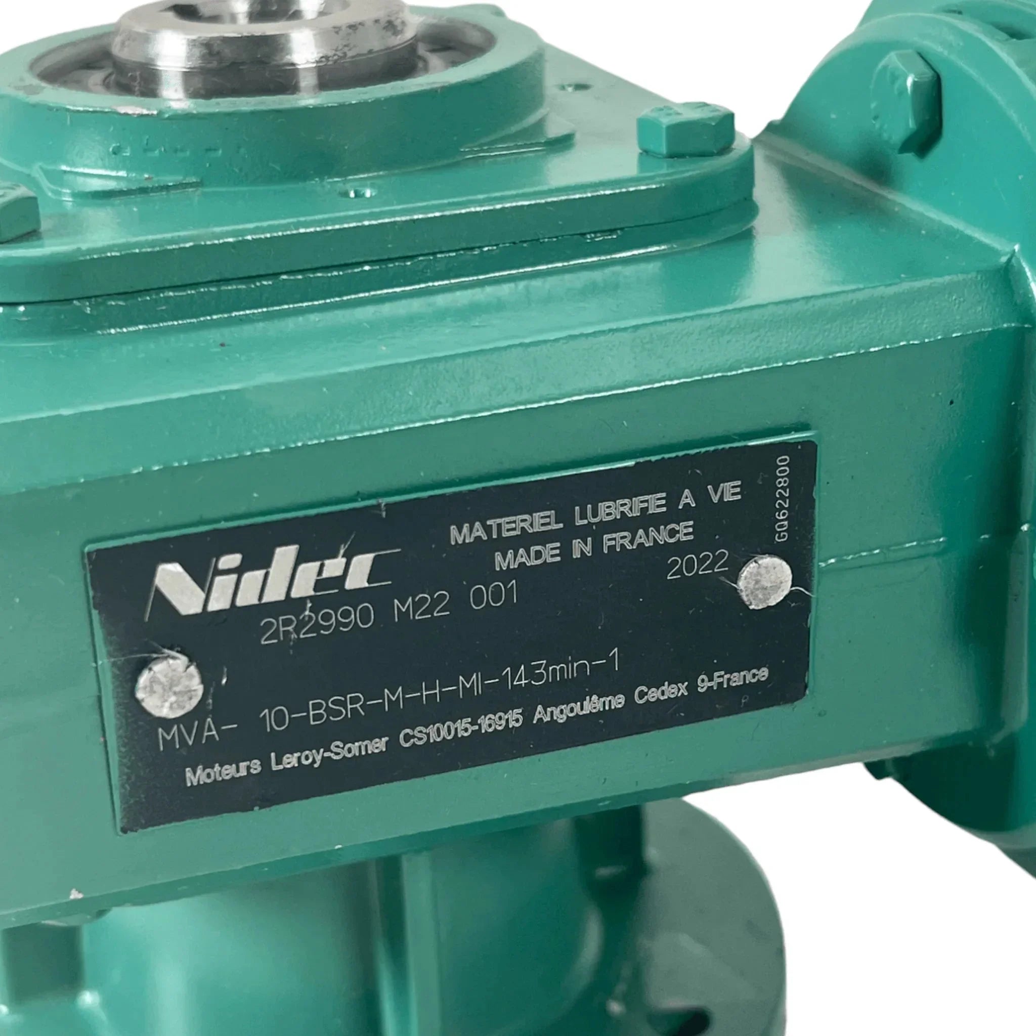 MVA-10-BSR-M-H-MI-143 Genuine Nidec Gear Motor