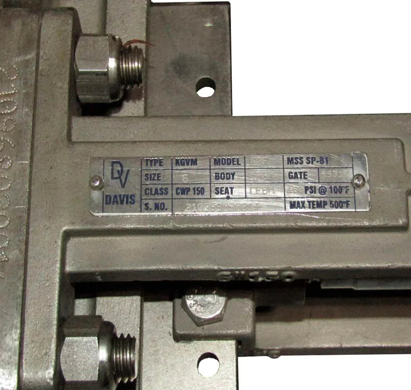 N18394 Davis Lug Type Knife Gate Valve