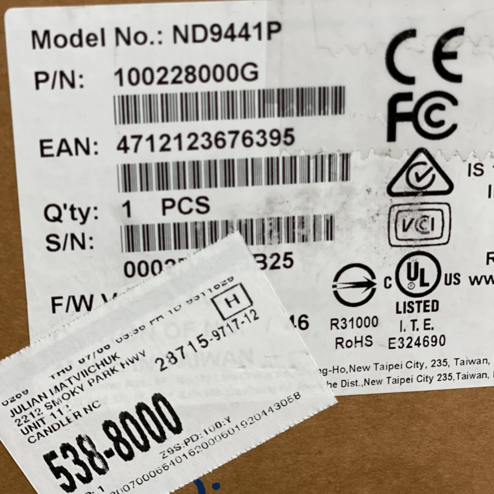 ND9441P Vivotek Embedded Plug & Play H.265 NVR