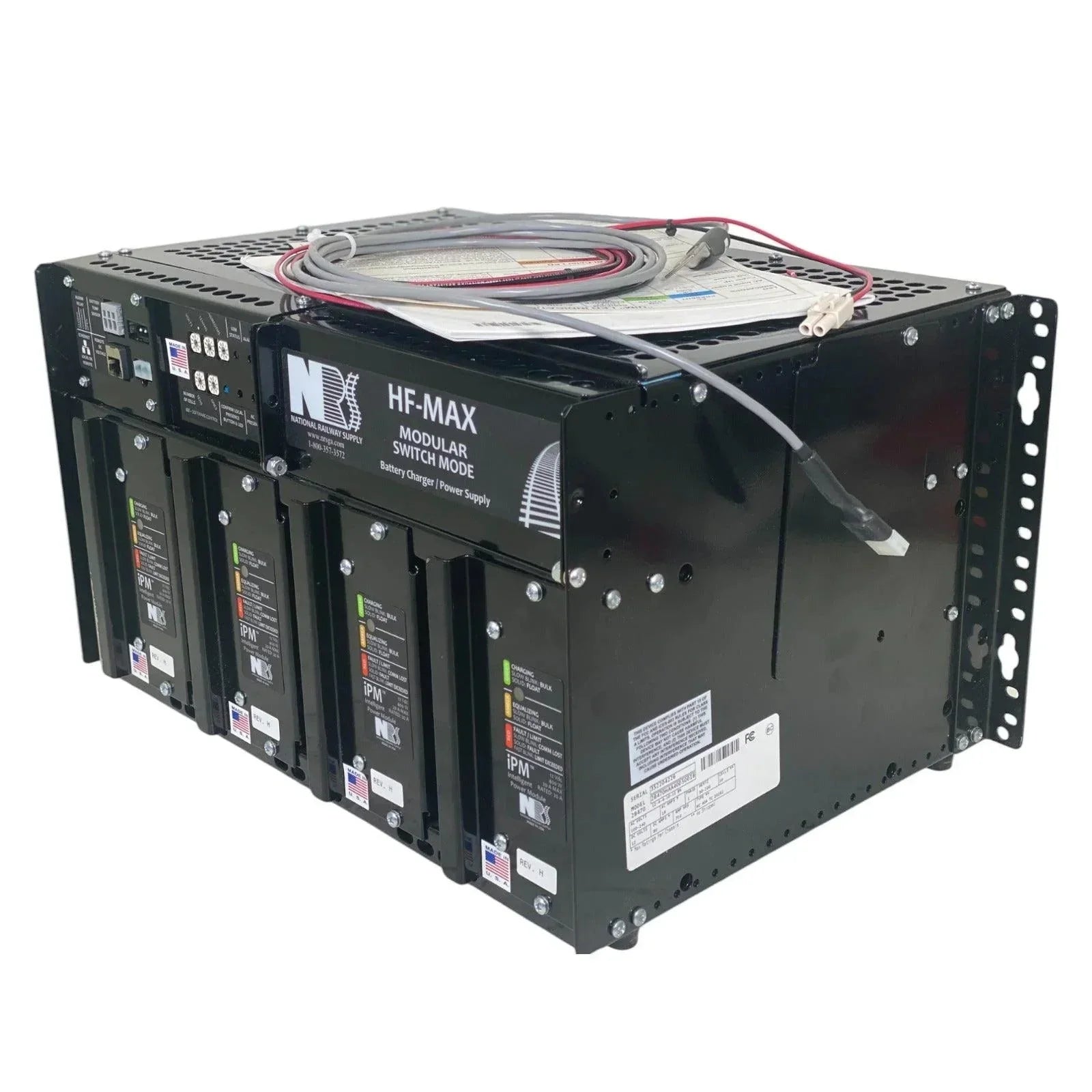 Nrs Hf-Max 4-Bay Battery Charger And Power Supply