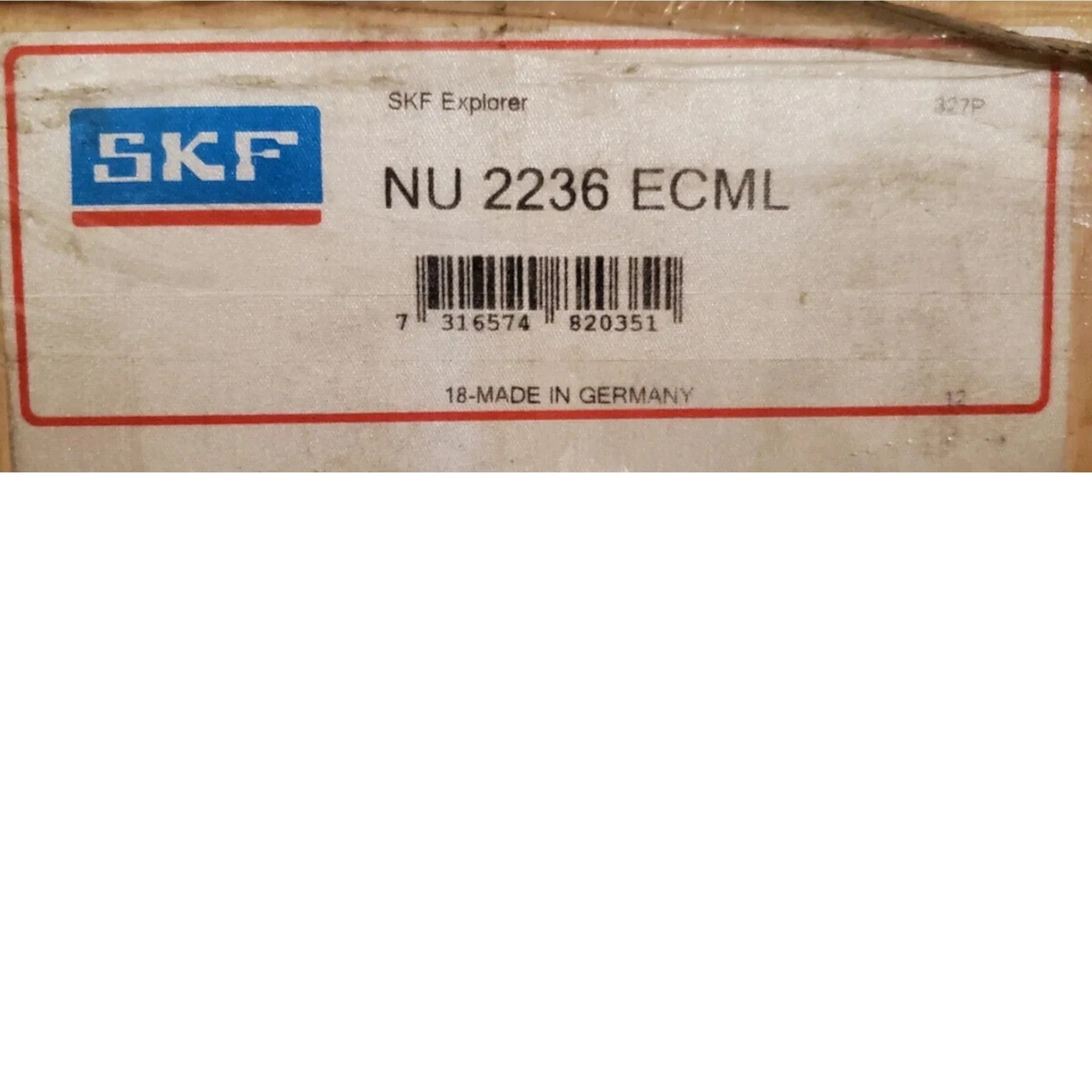 NU 2236 ECML Genuine SKF Cylindrical Roller Bearing