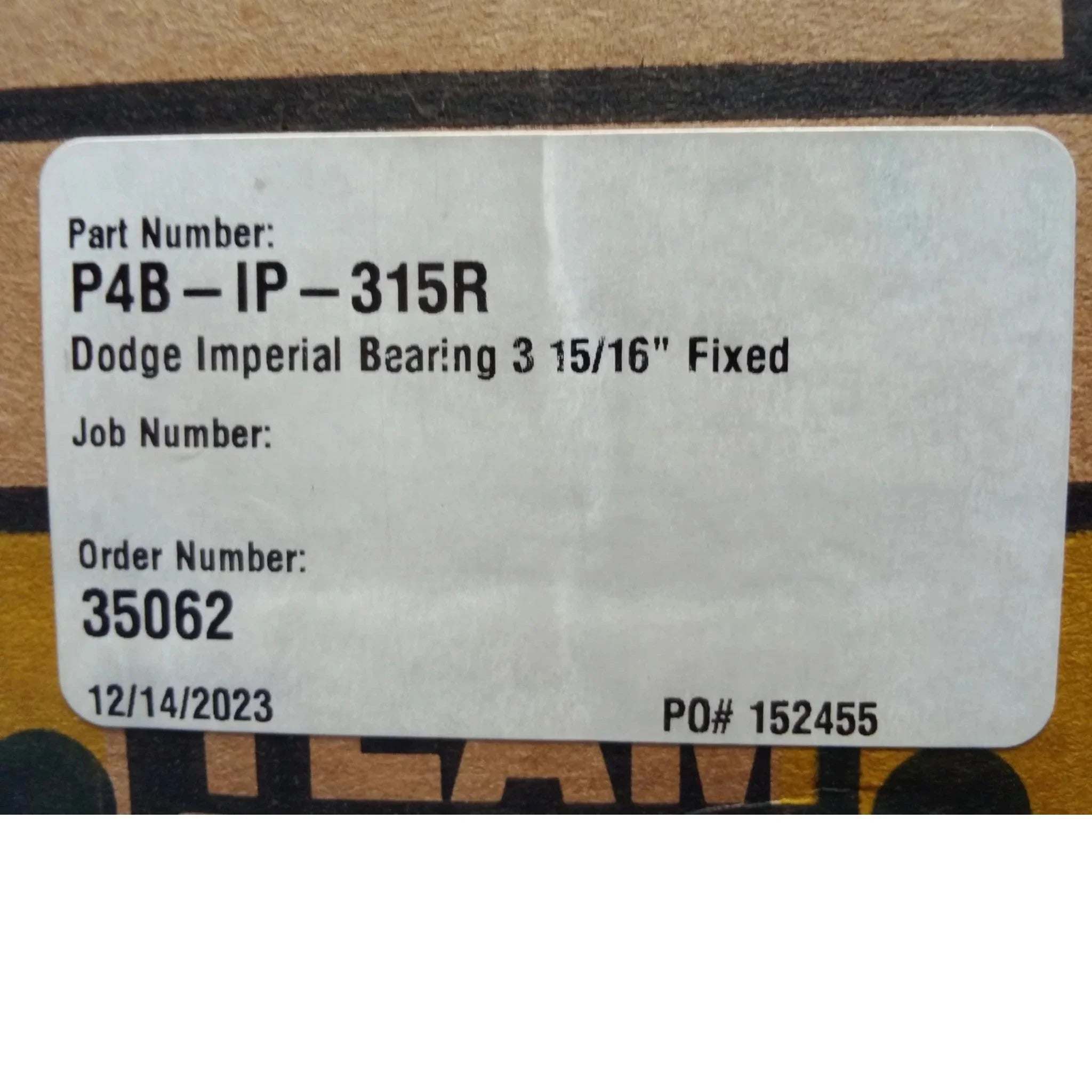 P4B-IP-315R Genuine Dodge Pillow Block Bearing