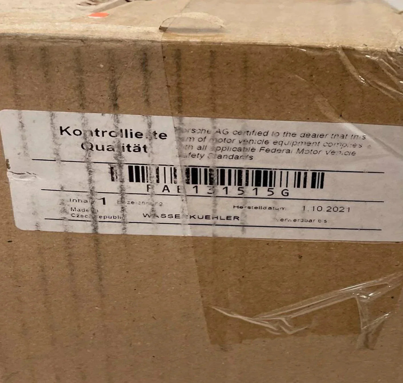Pab-131-515-G Genuine Porsche Heat Dissipator