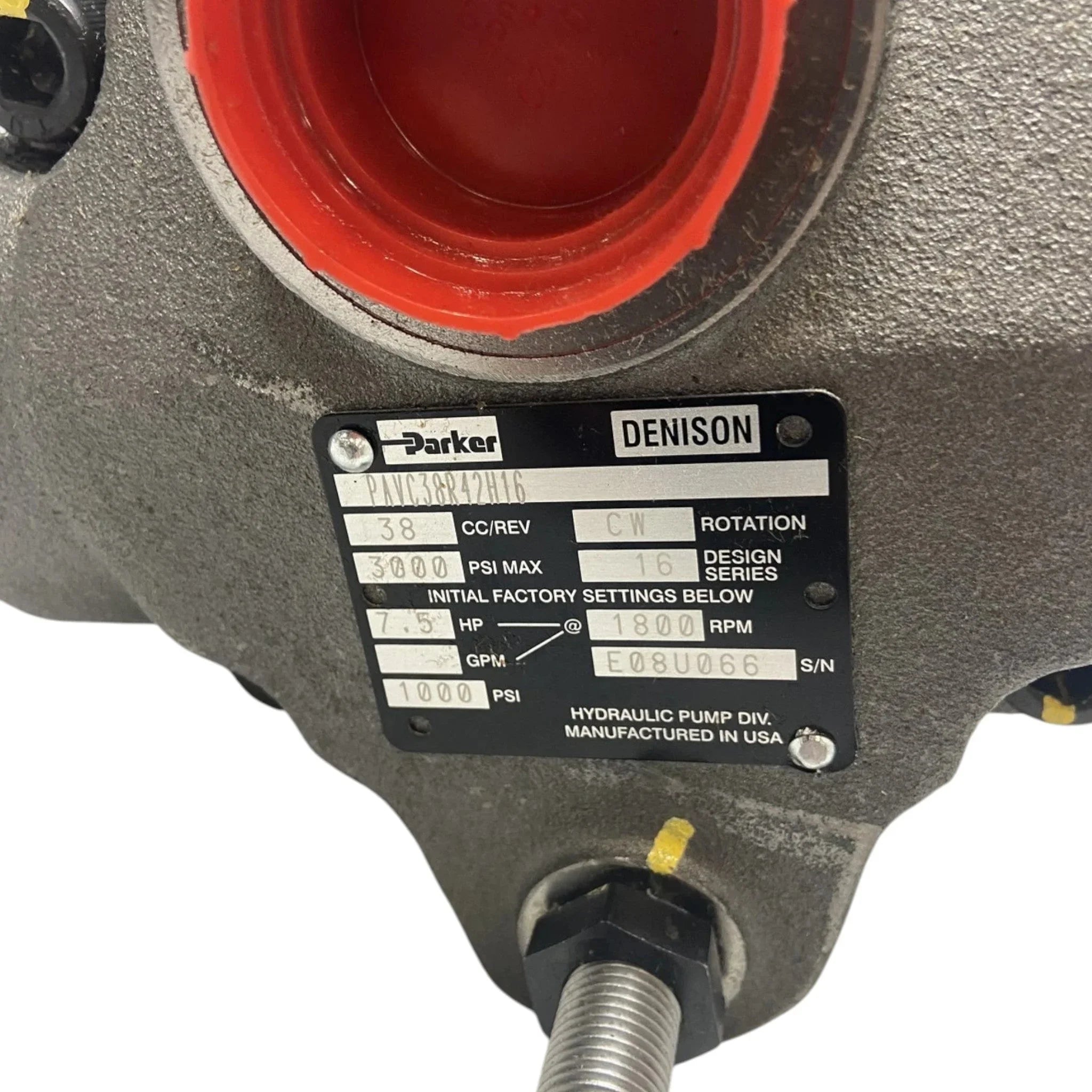 PAVC38R42H16 Genuine Parker Hydraulic Piston Pump