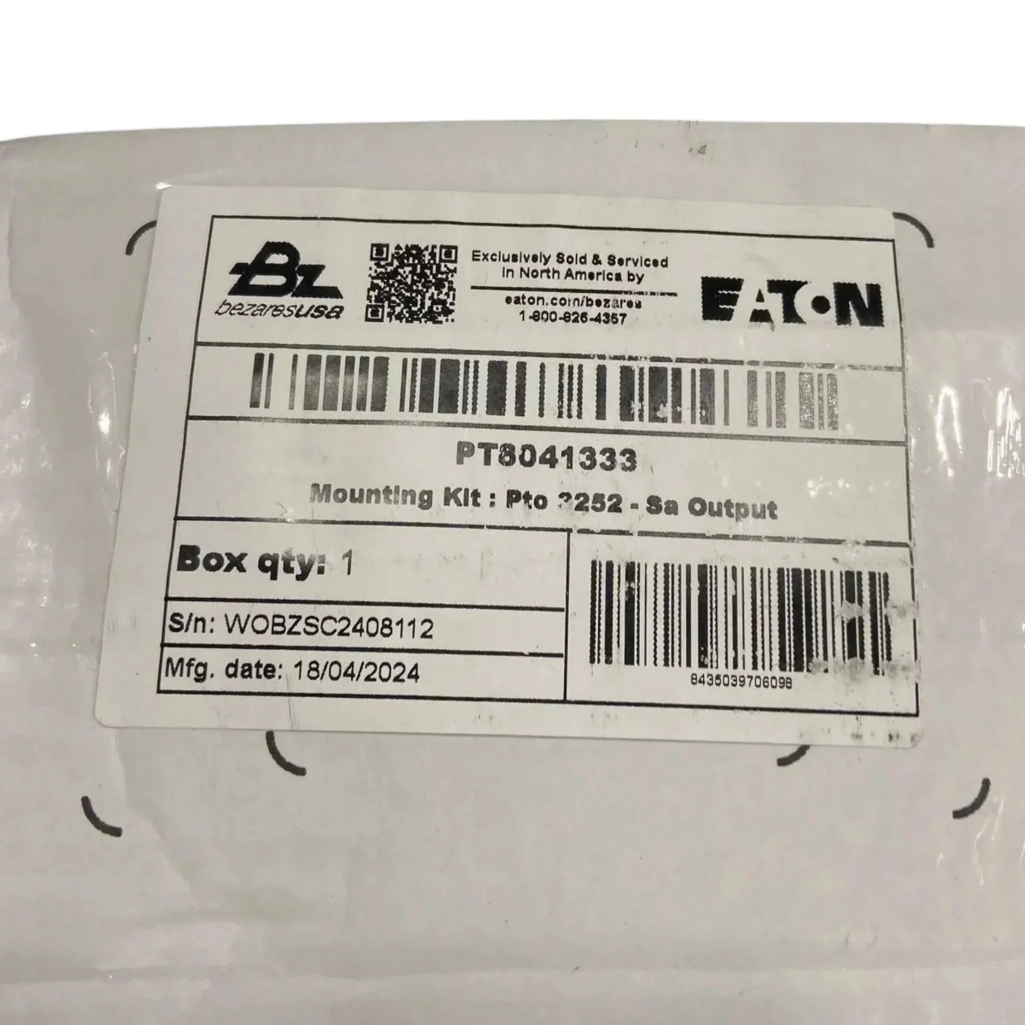 280GPFJPB5RK Genuine Eaton PTO Power Take Off