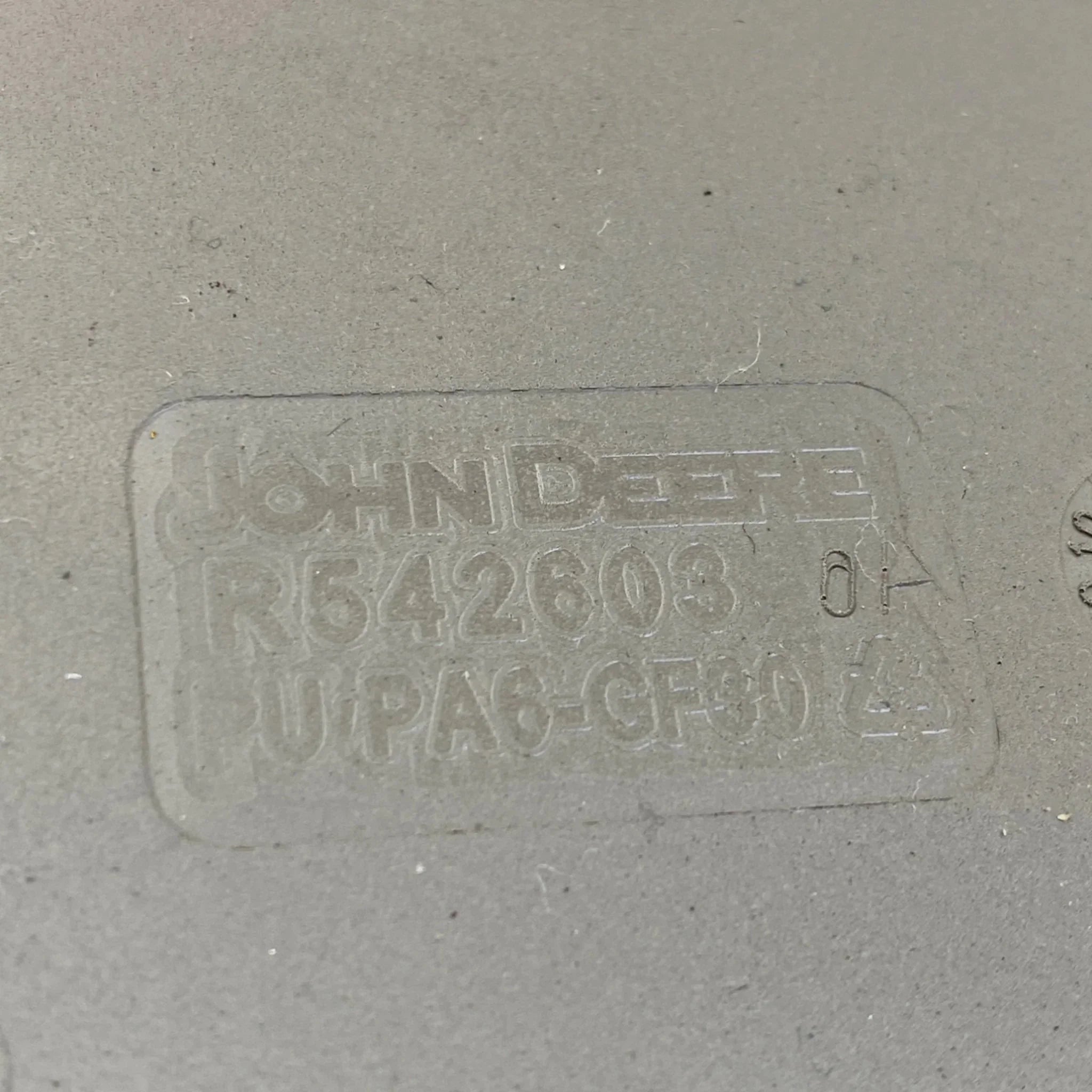 R542603 Genuine John Deere Command Arm Top Cushion