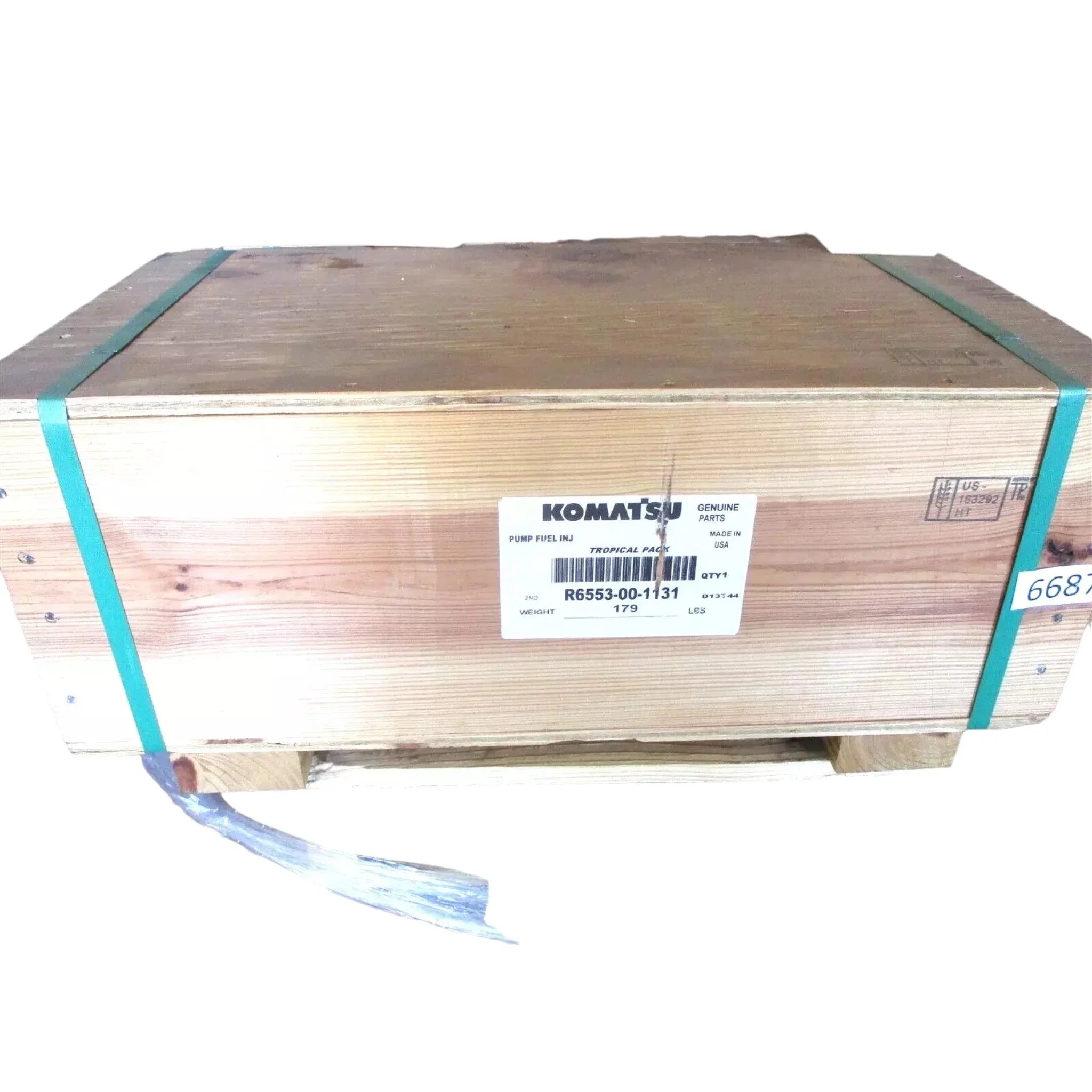 R6553-00-1131 Komatsu Pump Fuel Injection