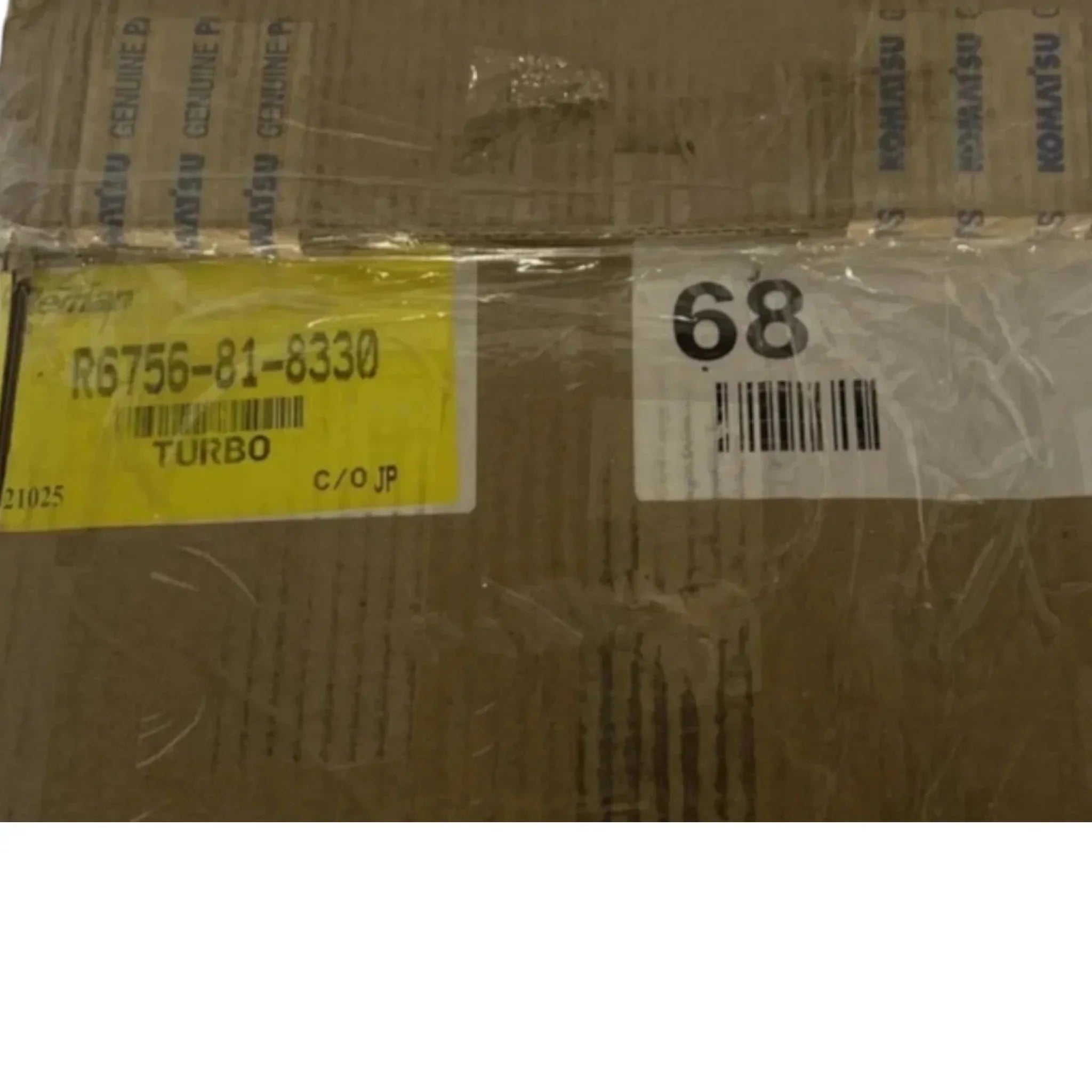 R6756818330 Genuine Komatsu Turbocharger HE300VG