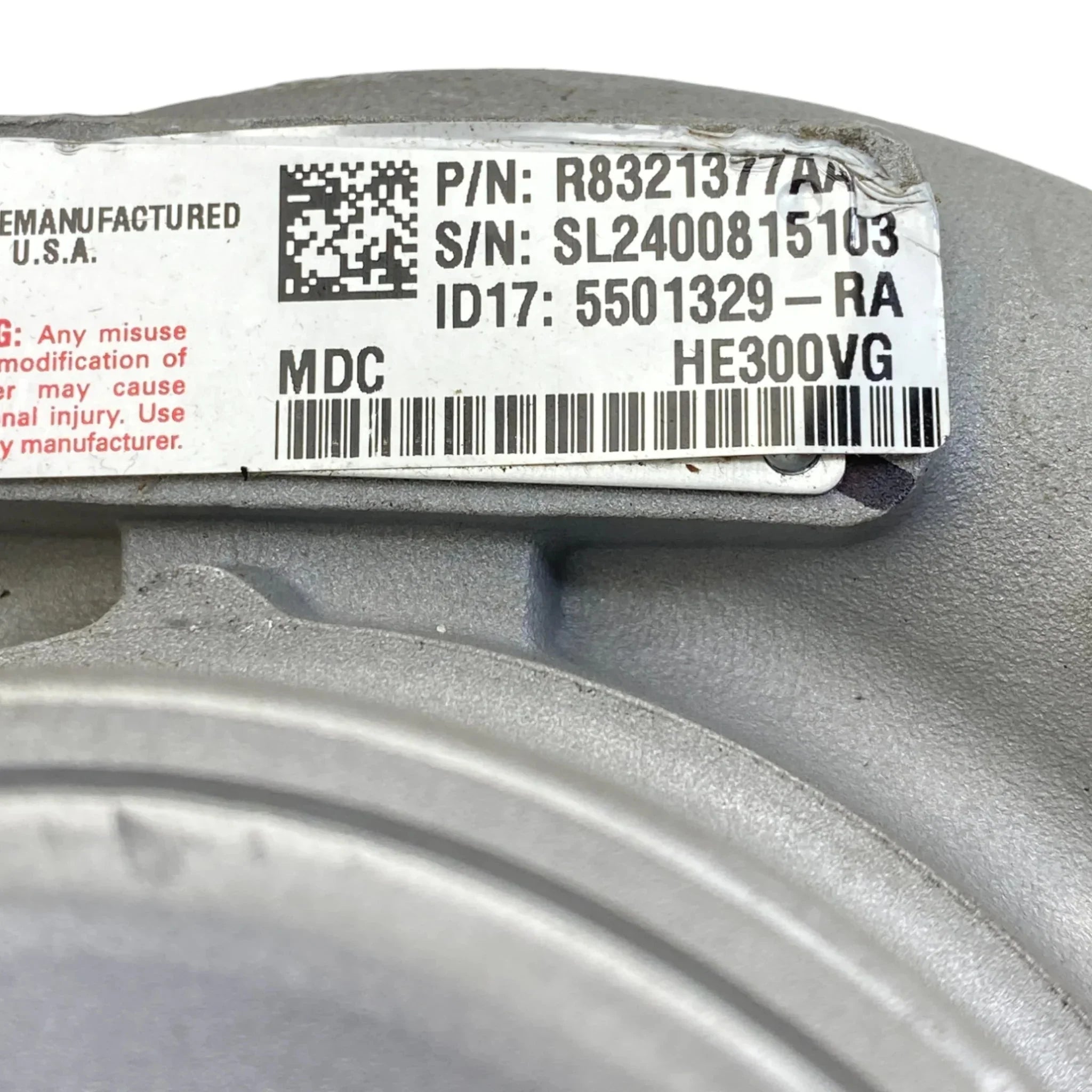 R8321377Aa Genuine Mopar Turbocharger With Actuator He300Vg For Dodge 6.7