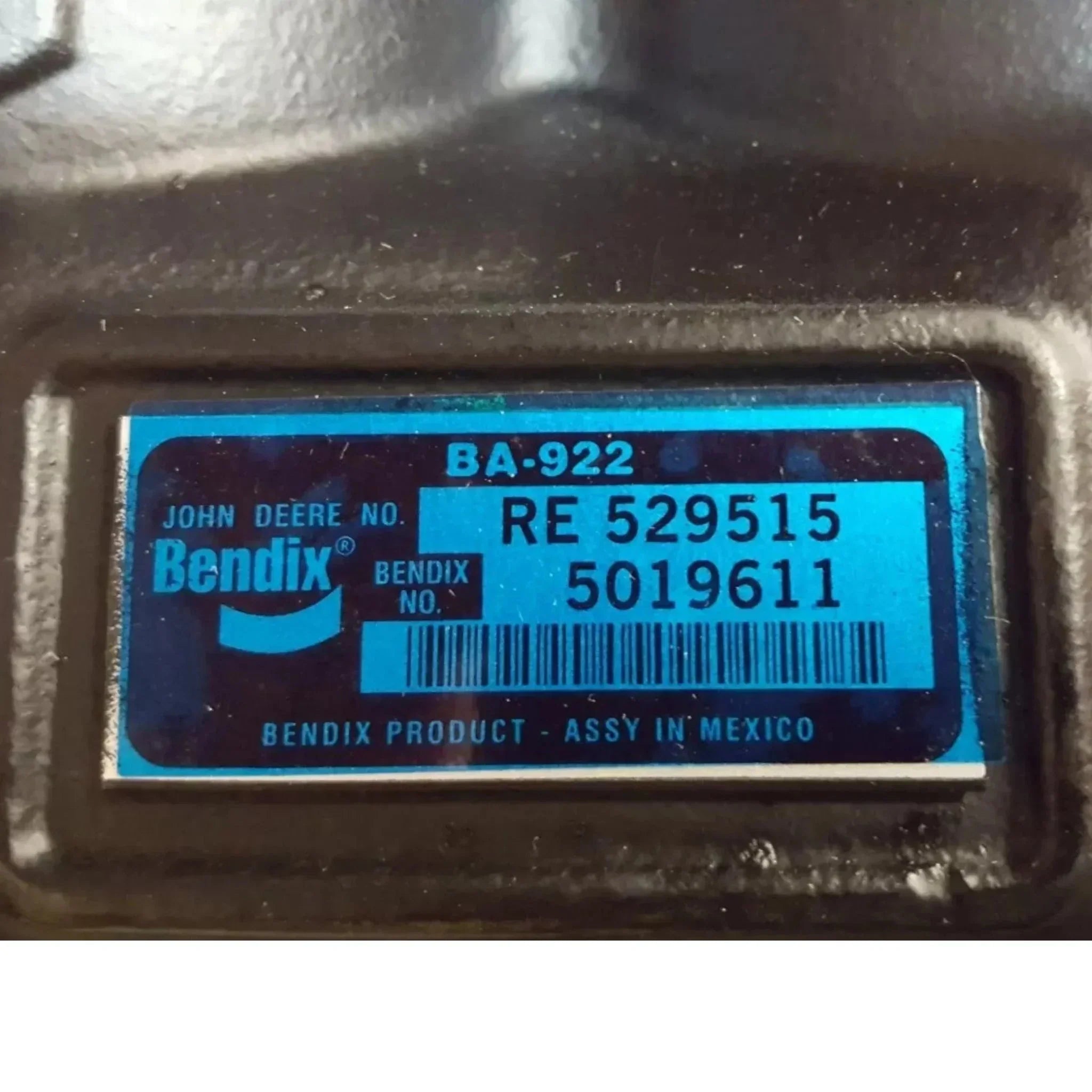 RE529515 Genuine John Deere BA-922 Air Compressor