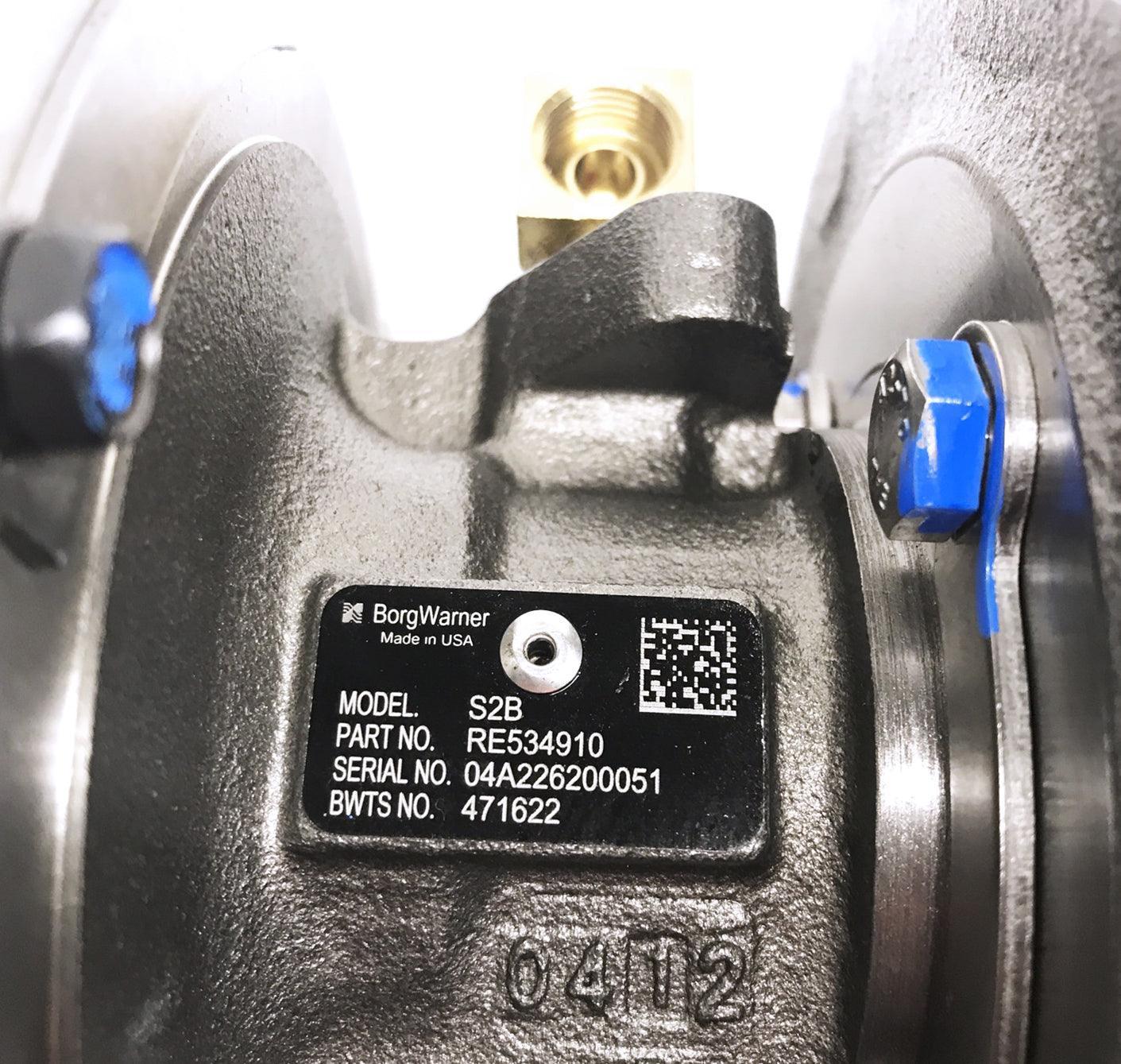 Re534910 Genuine John Deere Turbocharger For John Deere 6081 8.1L Boat
