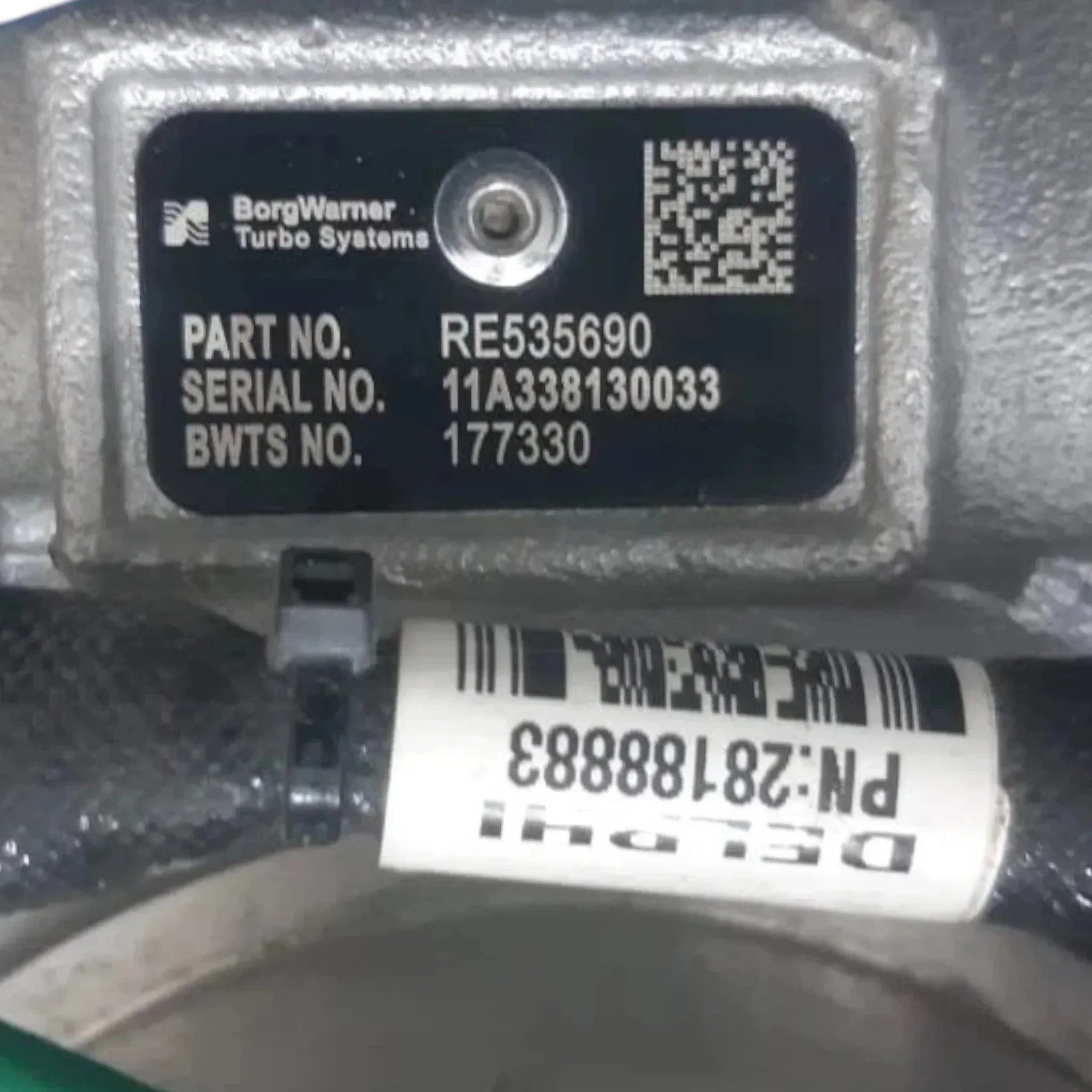 RE535690 Genuine John Deere Turbocharger