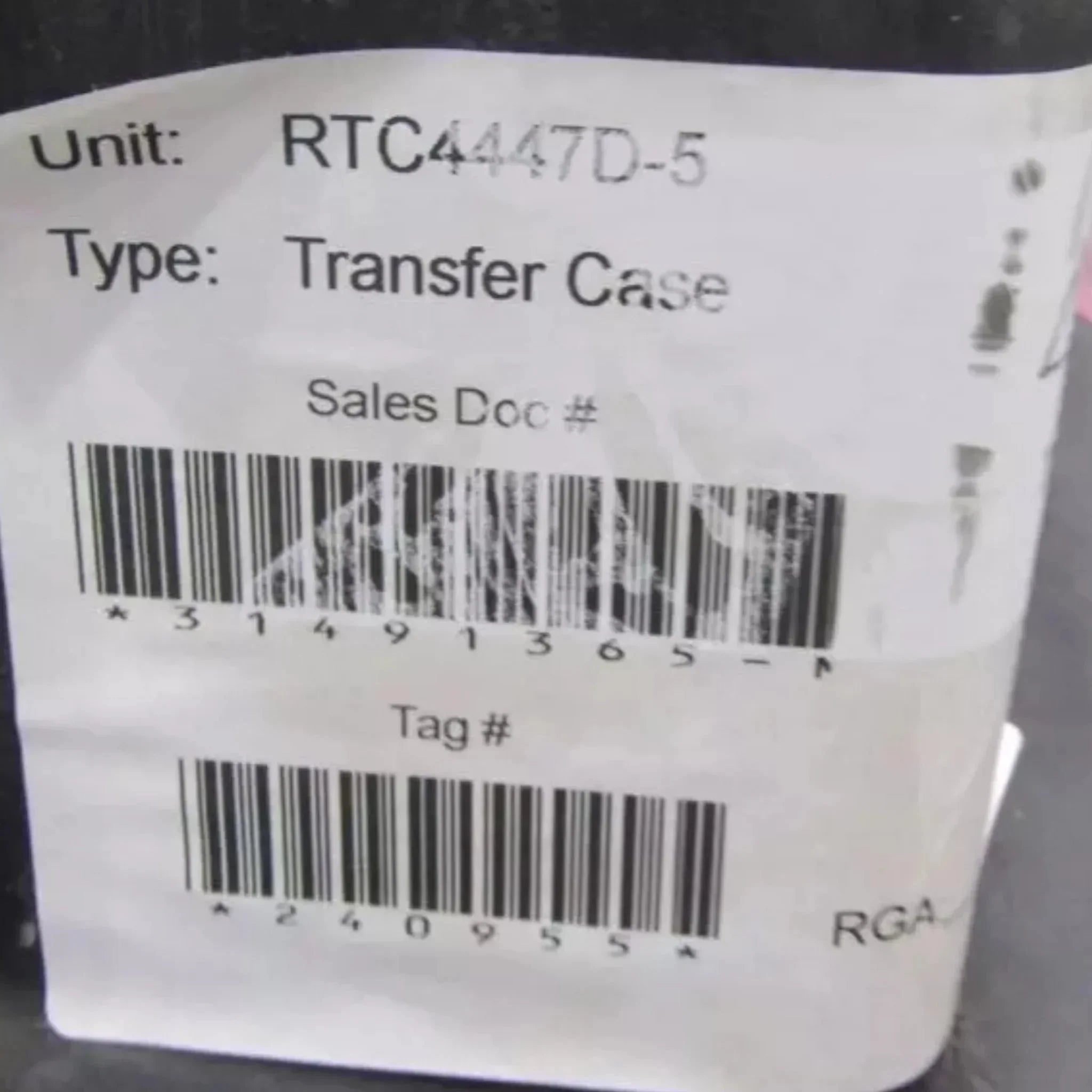 RTC4447D-5 Genuine Randy's World Transfer Case