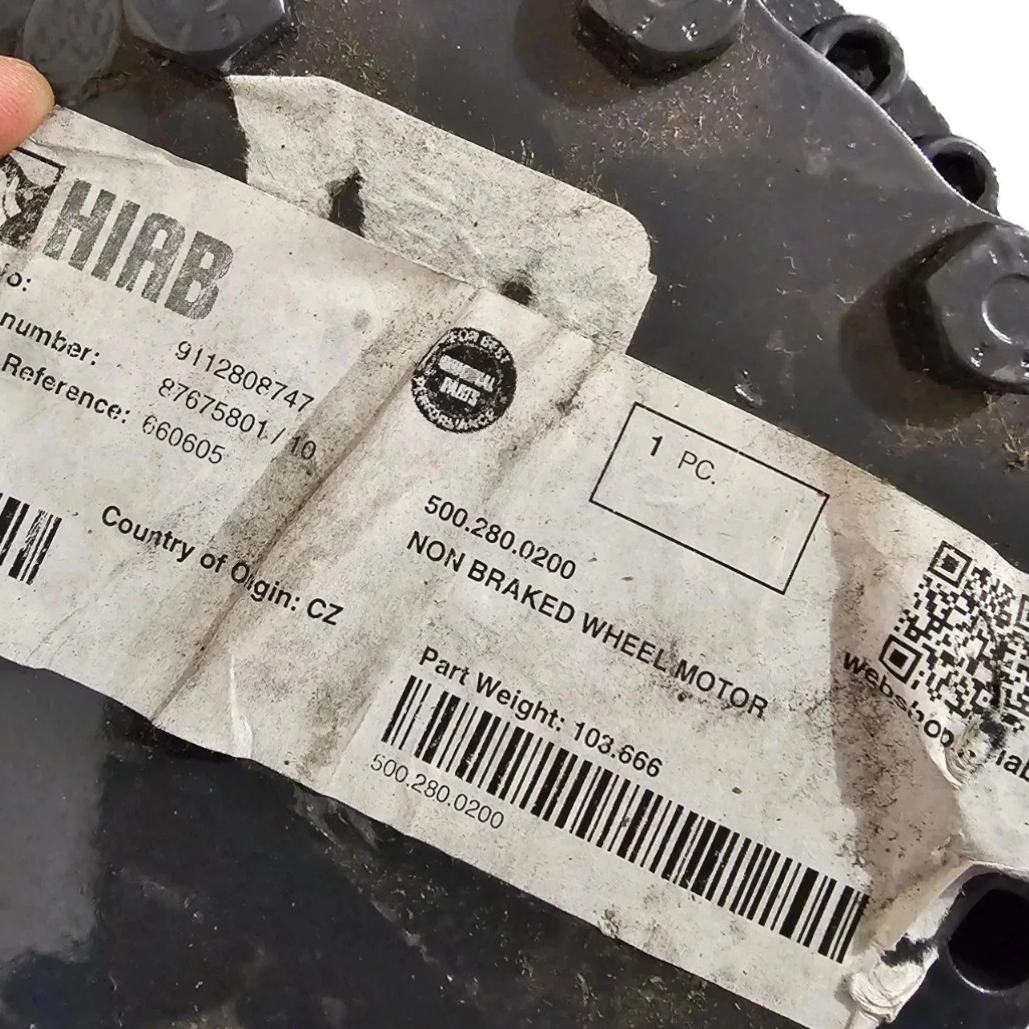 500.280.0200 Hiab Non Braked Wheel Motor