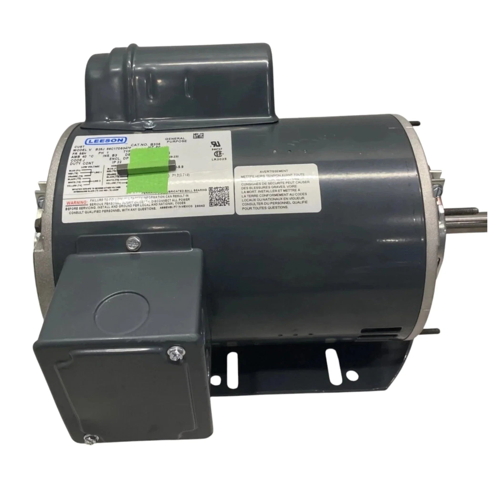 56C17D5347F Genuine Leeson General Purpose Motor 115/208-230V