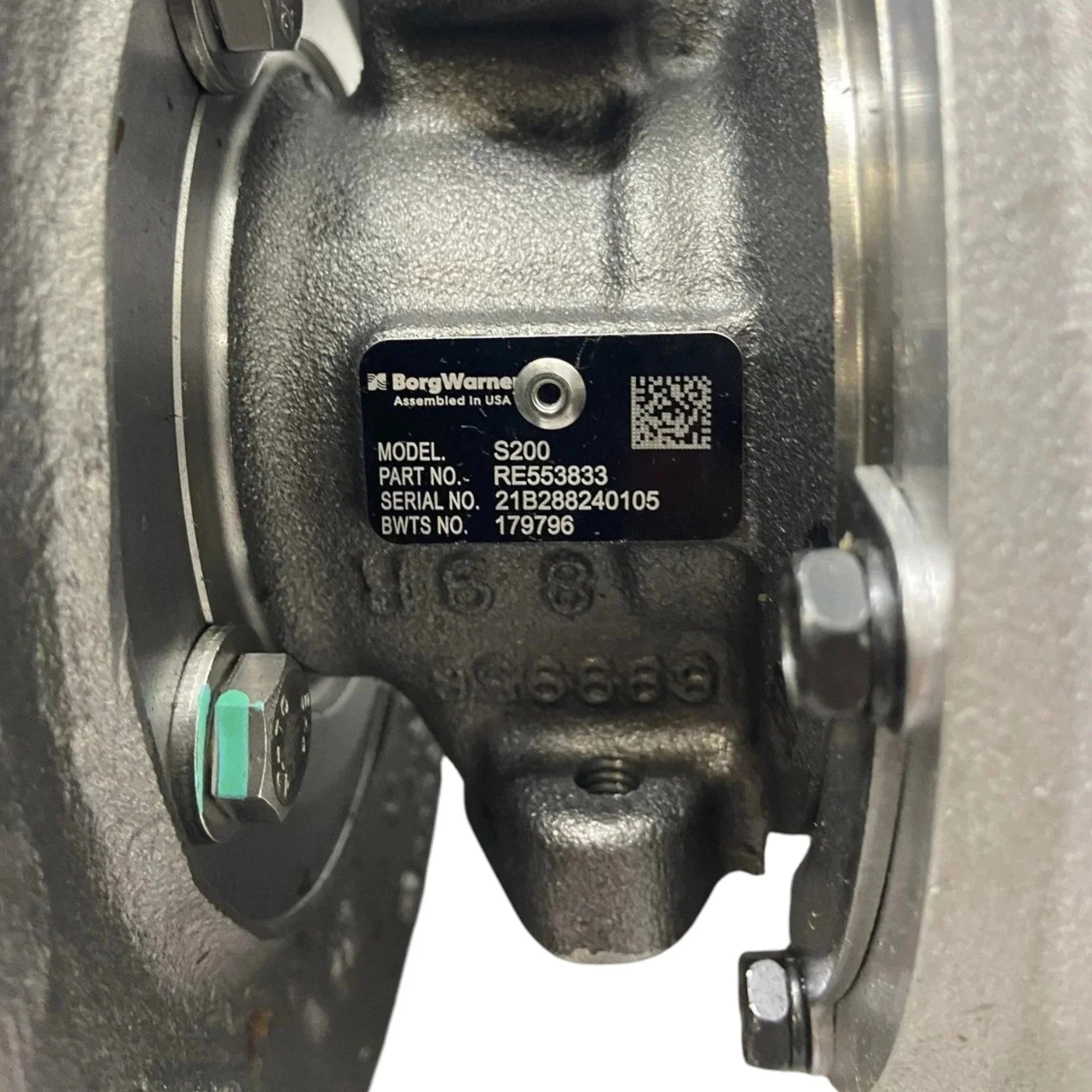 RE554770 Genuine John Deere Turbocharger