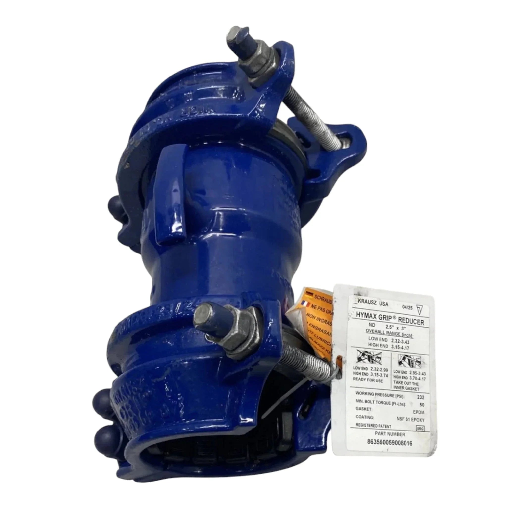 863560059008016 Hymax Grip Reducer Coupling