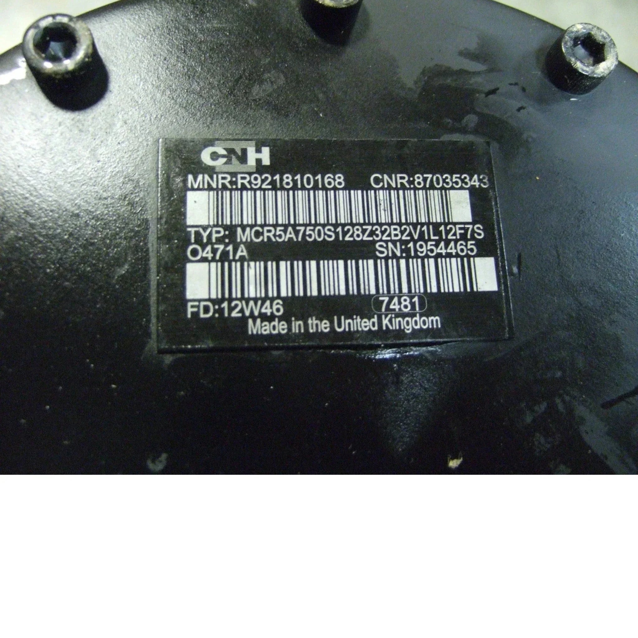 87035343 Genuine CNH Hydraulic Motor