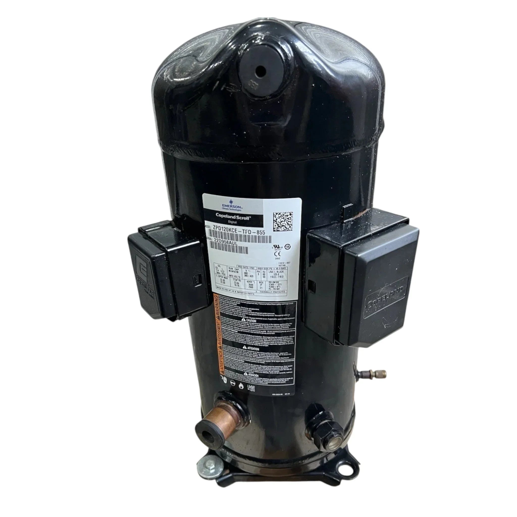 ZPD120KCETFD855 Copeland Scroll Compresor