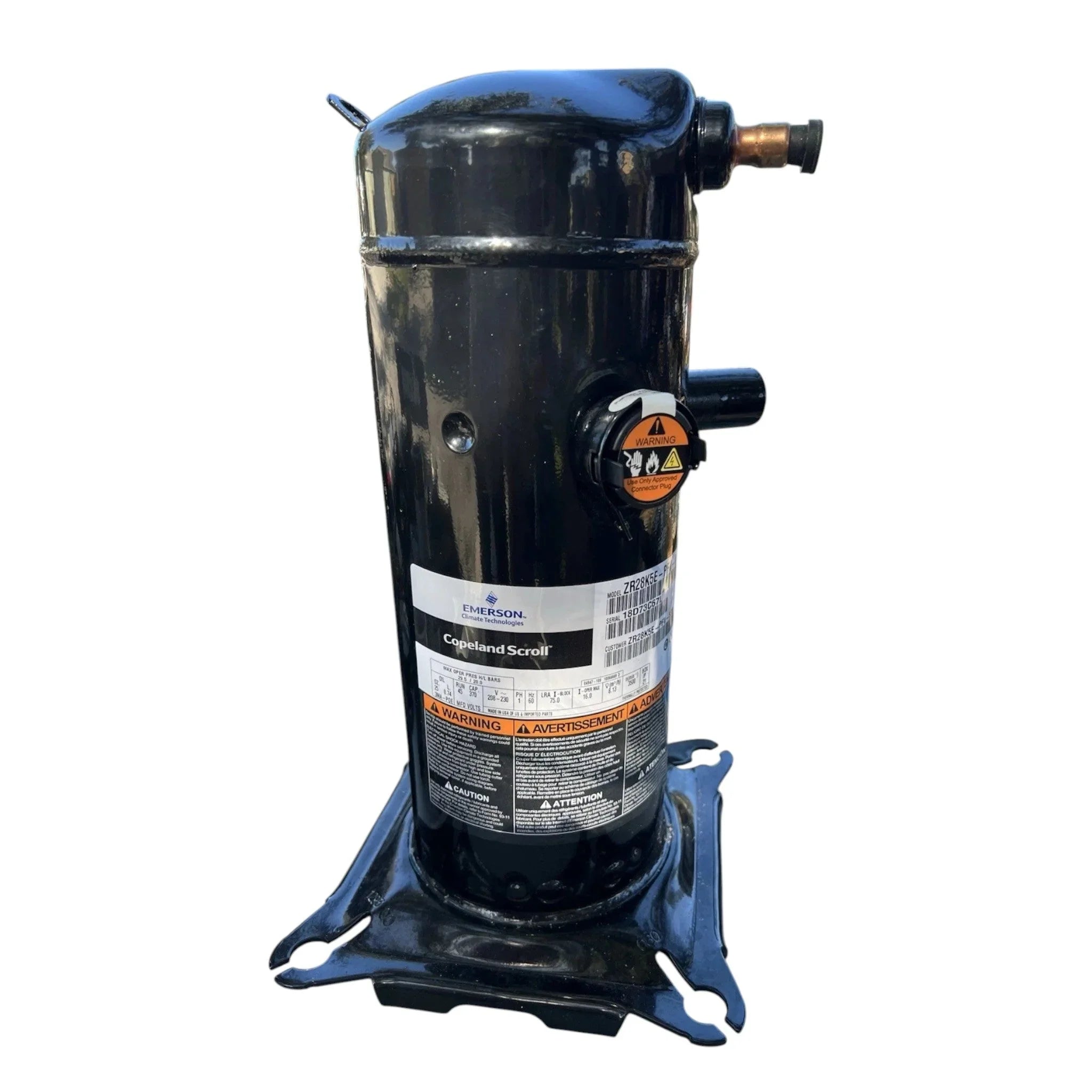 ZR28K5E-PFV-830 Genuine Copeland Scroll Compressor