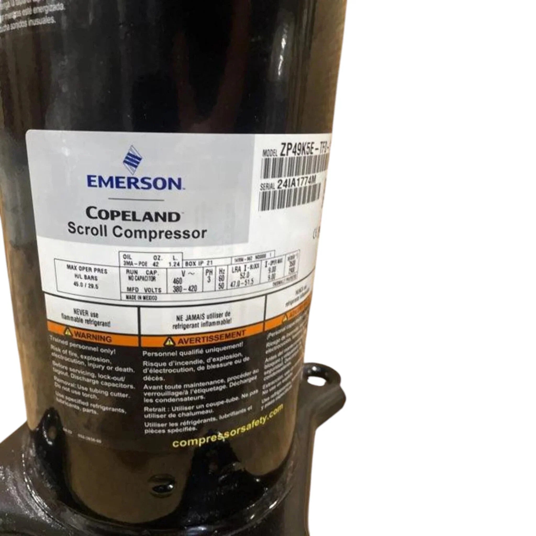 ZP49K5ETFD130 Copeland Scroll Compressor