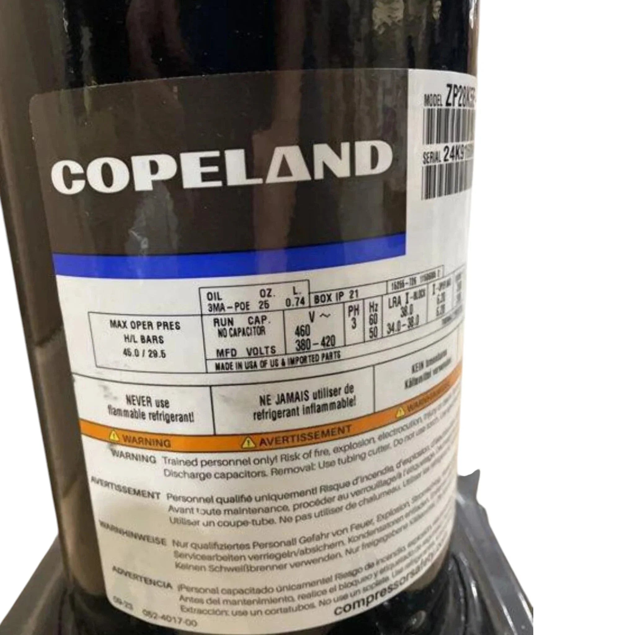 ZP28K5ETFD130 Copeland Scroll Compressor