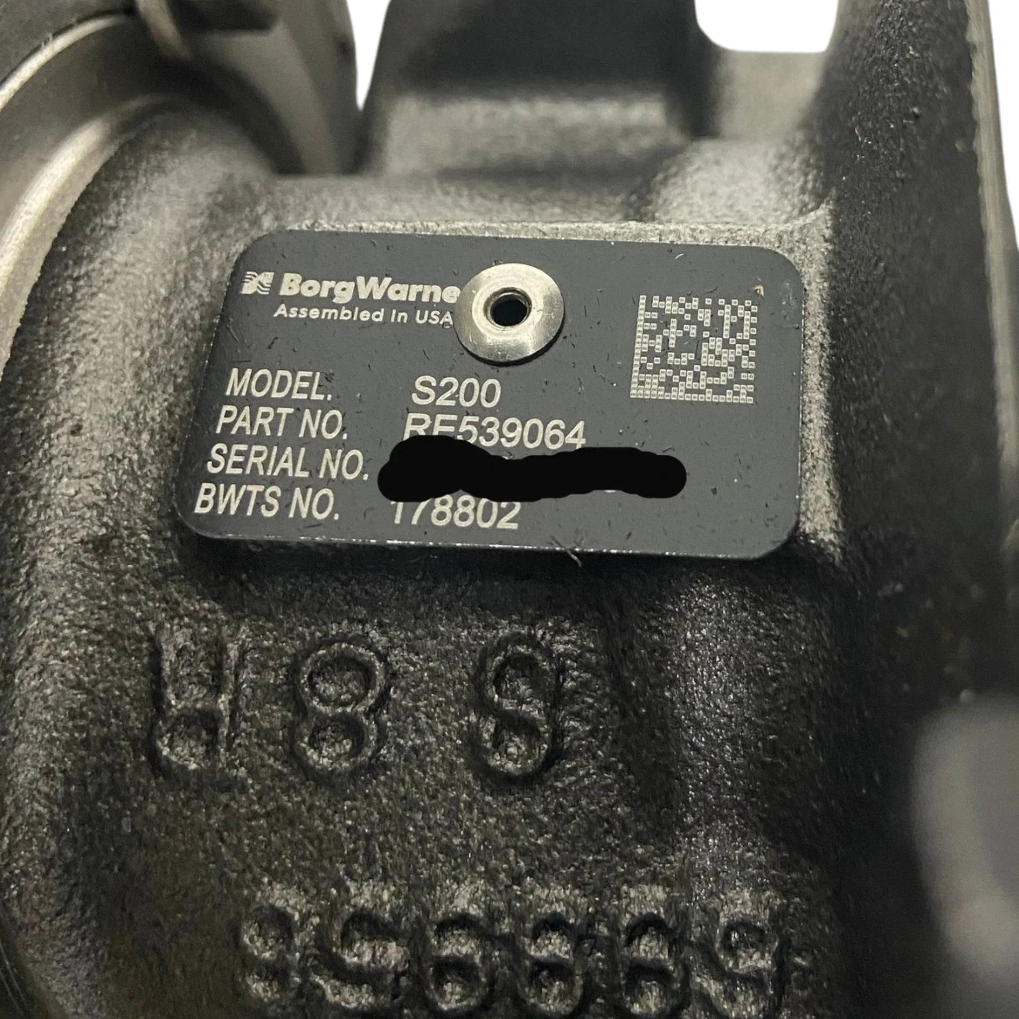 RE539064 Genuine John Deere Turbocharger