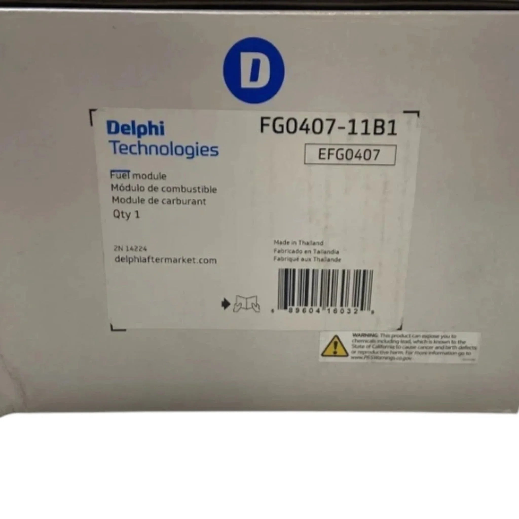 FG0407 Genuine Delphi Fuel Pump Module Assembly