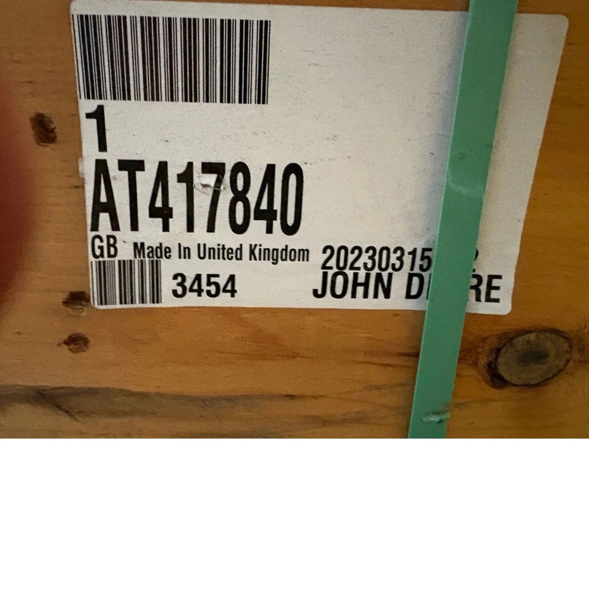 AT417840 John Deere Hydraulic Pump