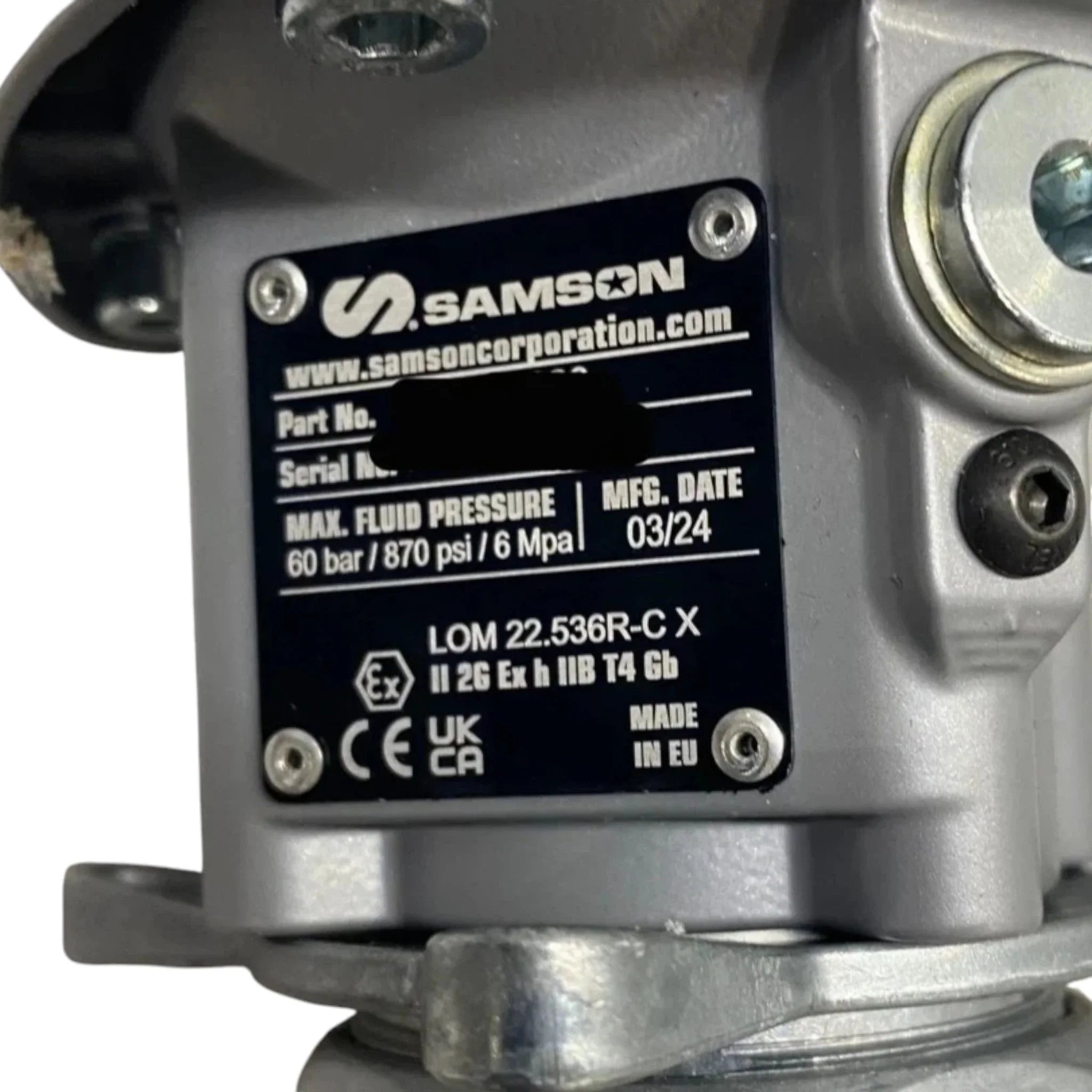 535531.300 Samson Oil Pump Ratio 5:1