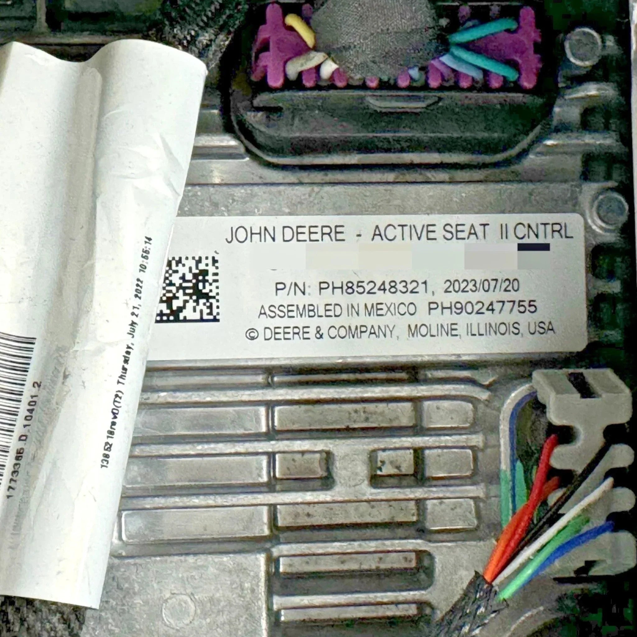 TA17996 Genuine John Deere Seat Suspension
