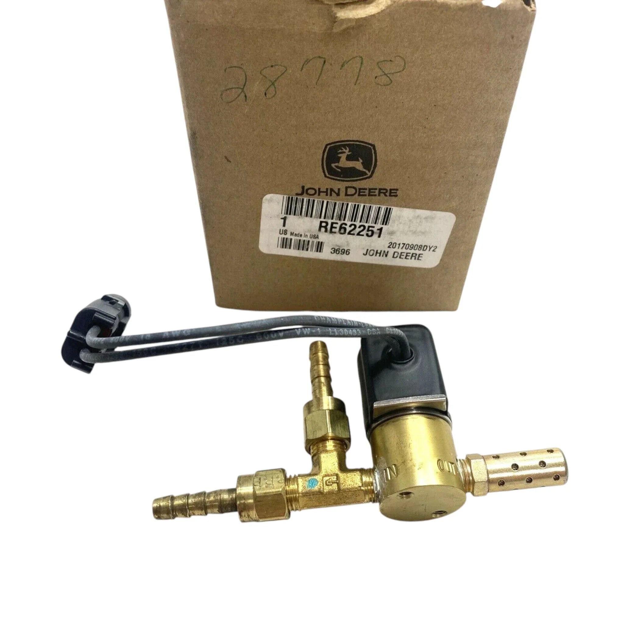 RE62251 Genuine John Deere Solenoid Valve