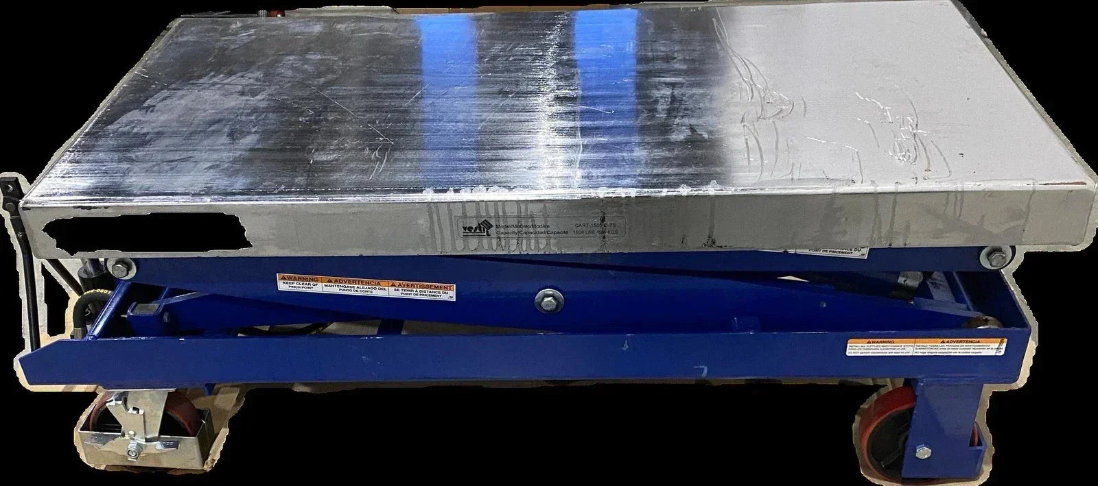 1500-D-TS Vestil Hydraulic Elevating Cart