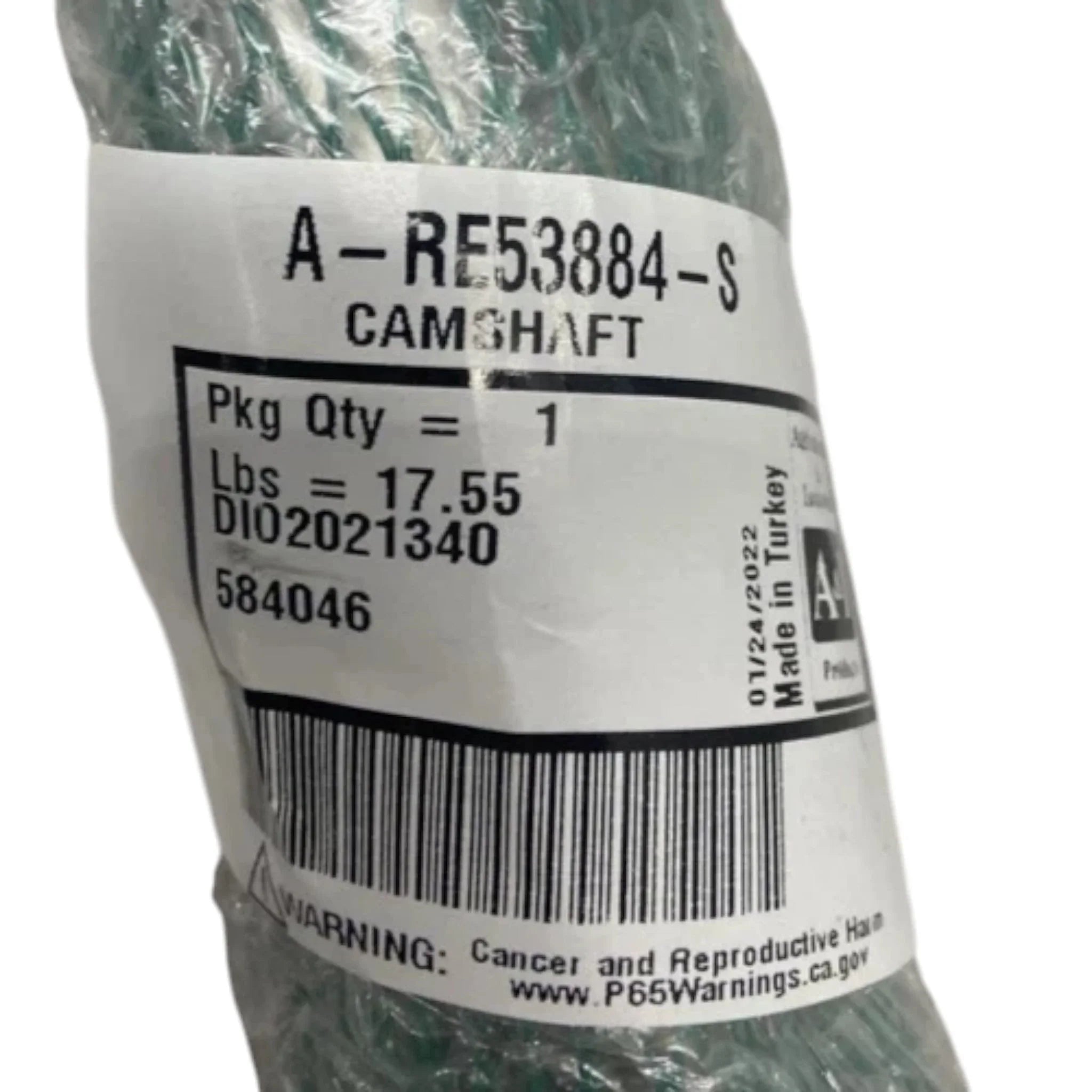 DD13432 Genuine John Deere Engine Camshaft