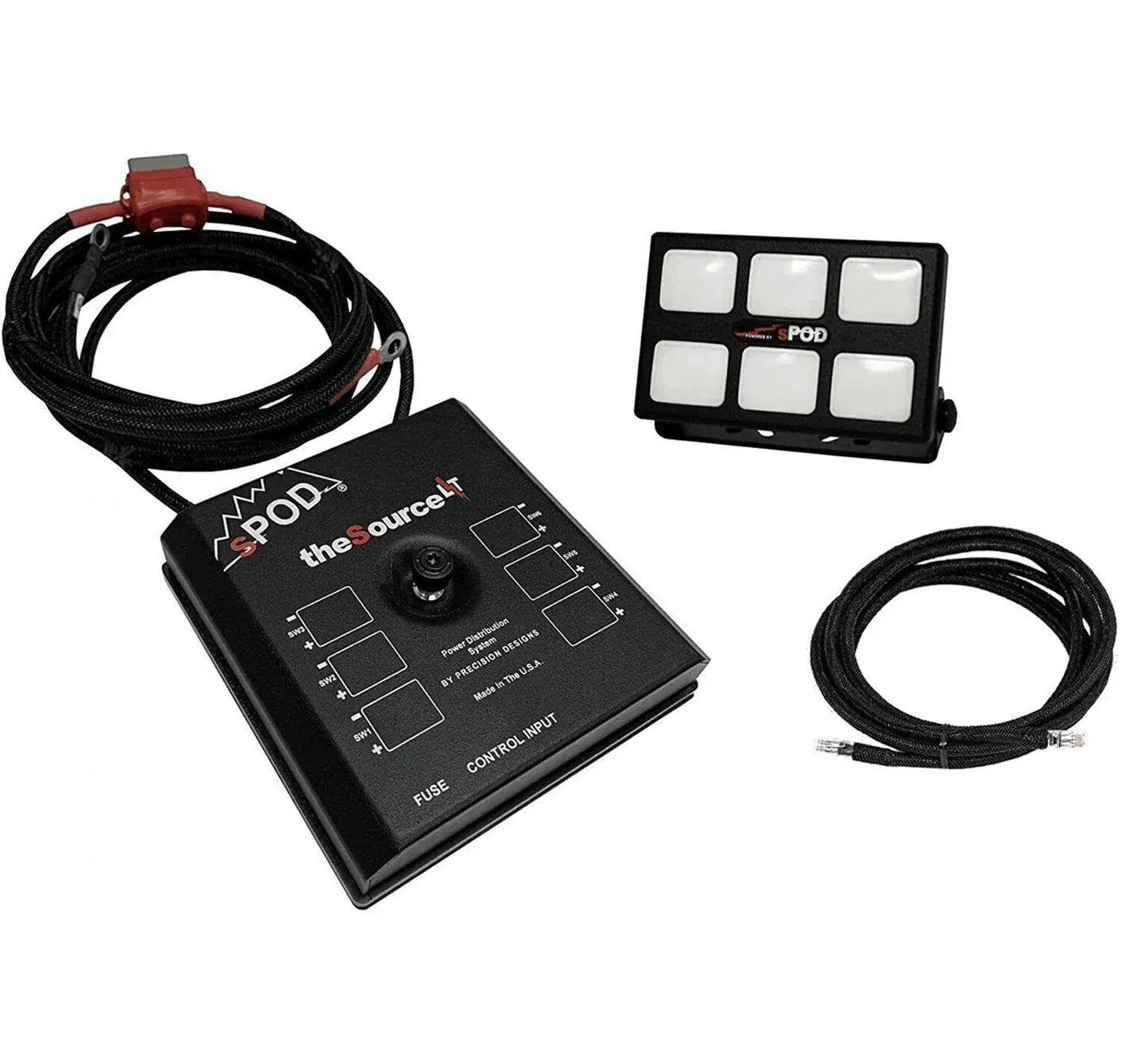 Sl-M6-Uni-84 Spod Sourcelt Source Lt Mini6 Switch Control 84" Battery Cables