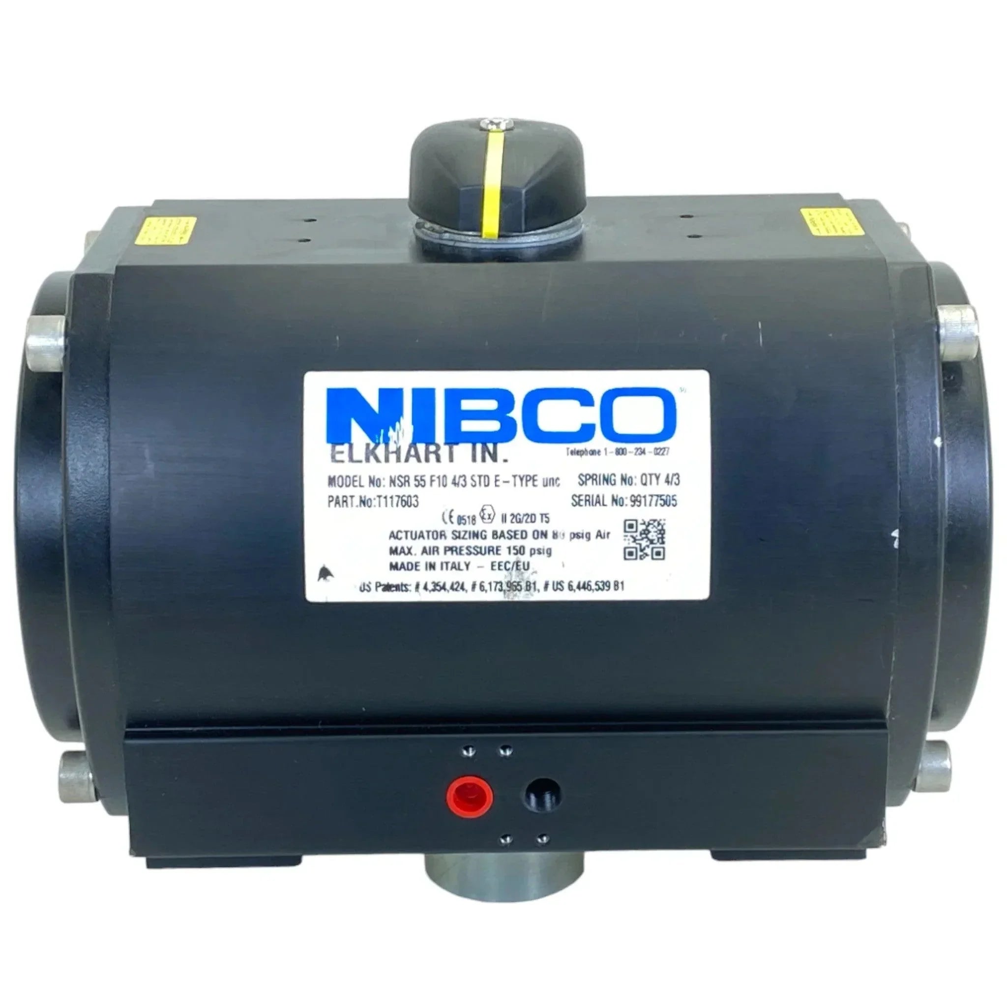 T117603 Nibco NSR 55-10 Pneumatic Actuator