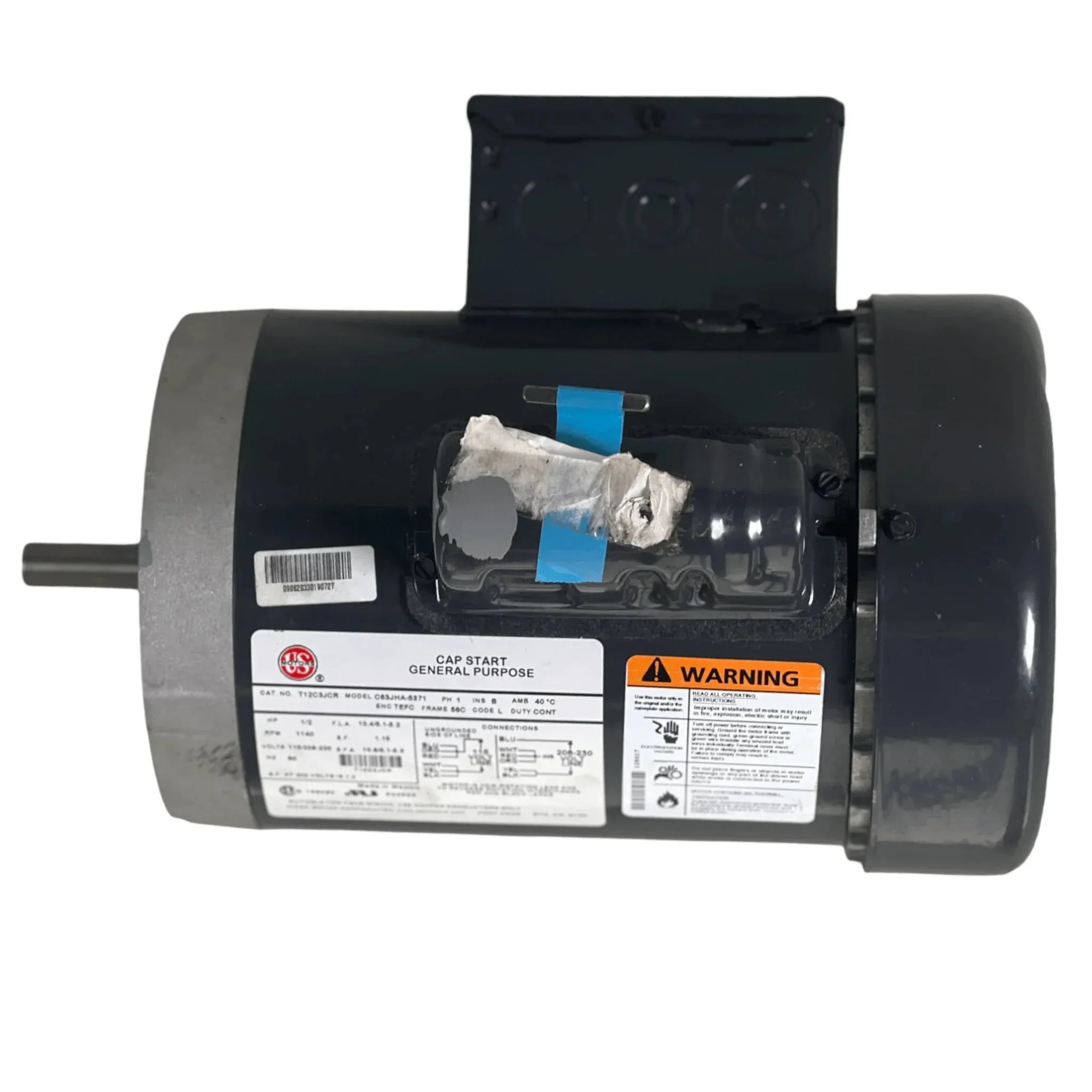 T12C3Jcr Oem Us Motors 0.5 Hp - Tefc - 1140 Rpm C63Jha-5371 Model