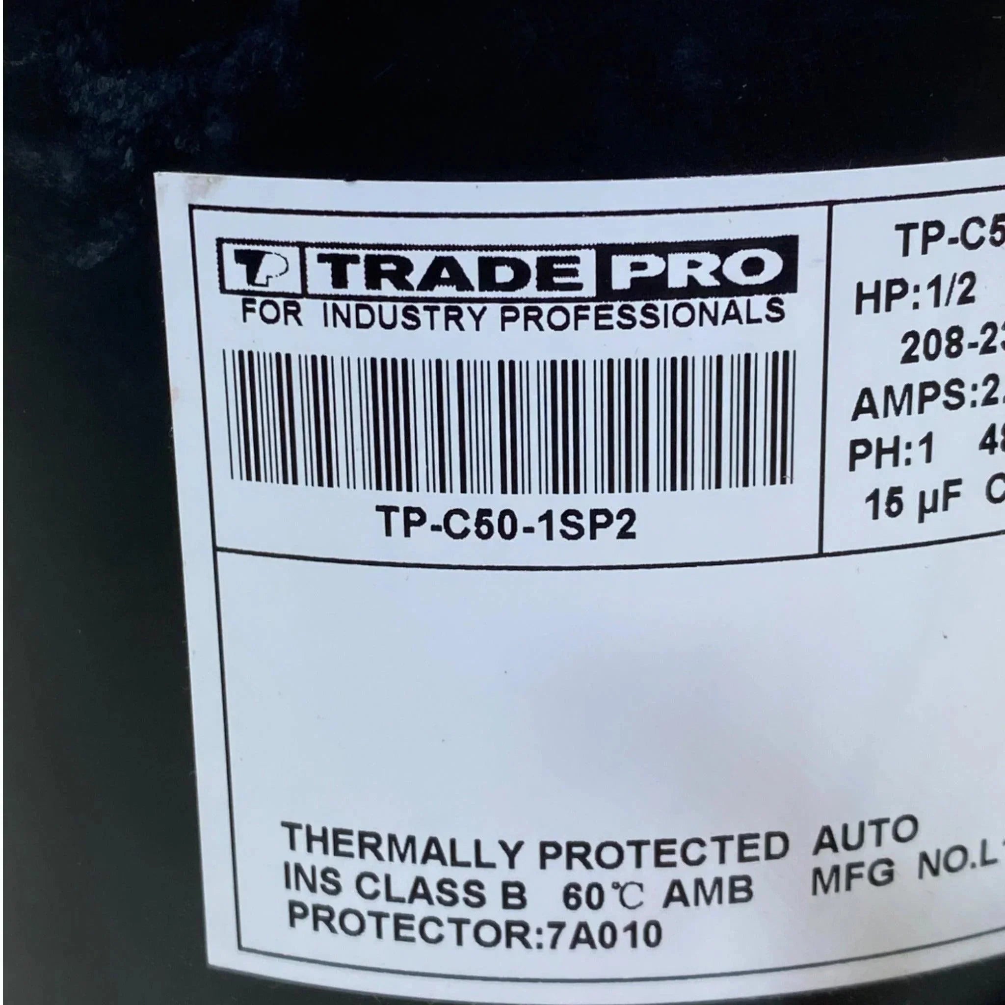 TP-C50-1SP2 TradePro Condenser Fan Motor