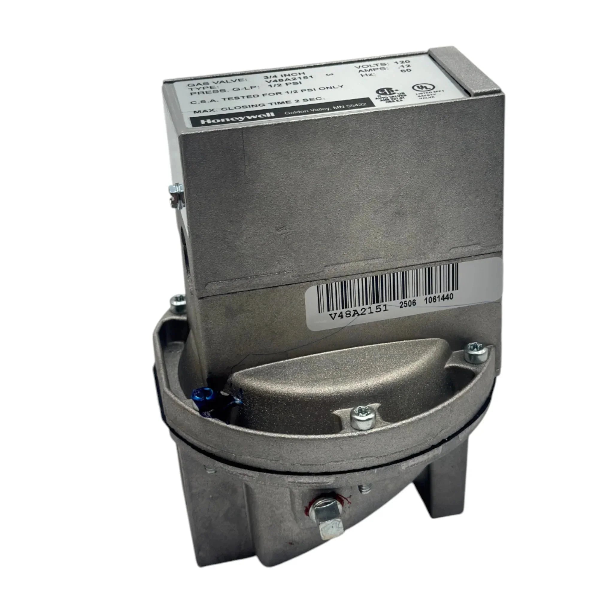 V48A2151 Genuine Honeywell Gas Valve 120V