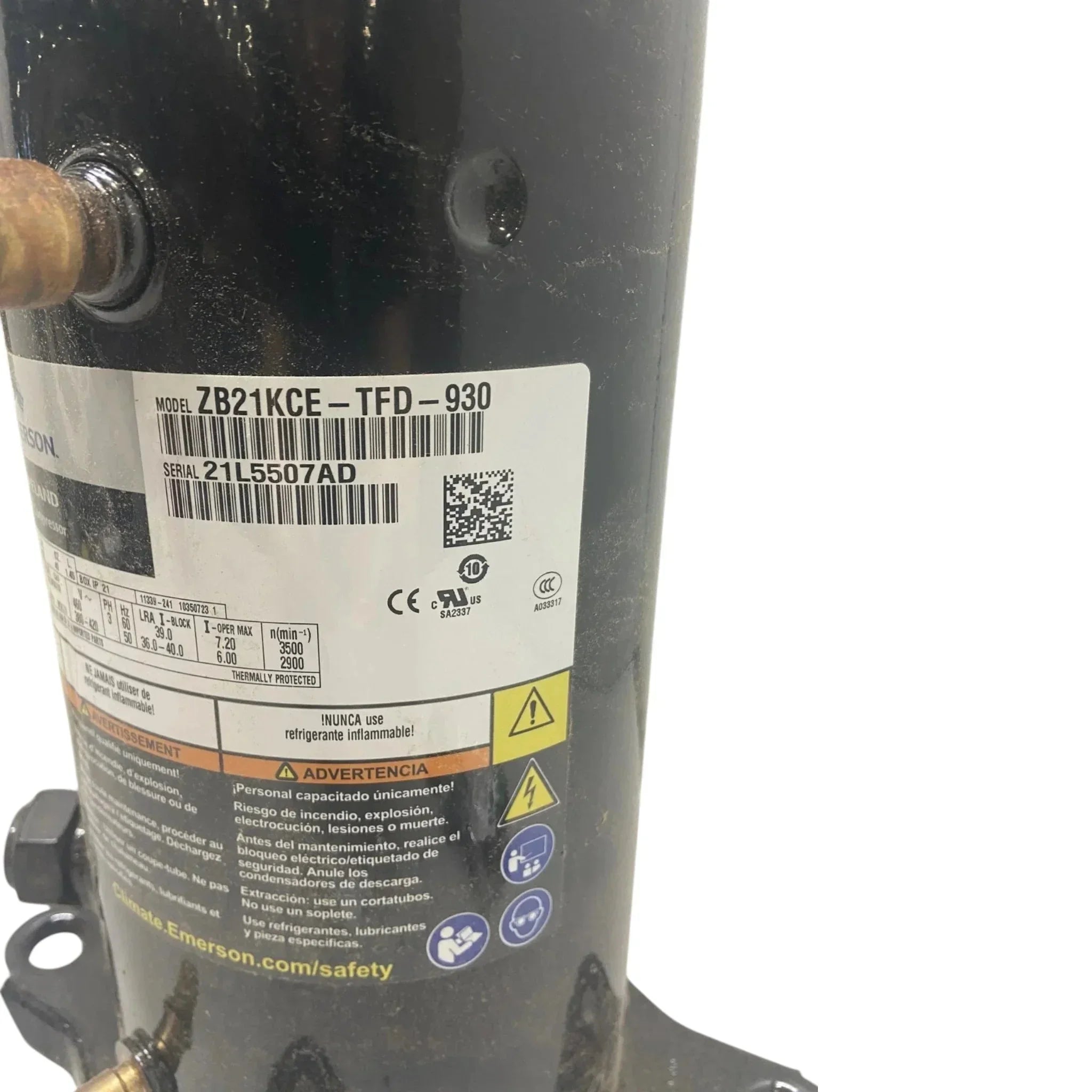 ZB21KCE-TFD-930 Genuine Copeland Scroll Compressor