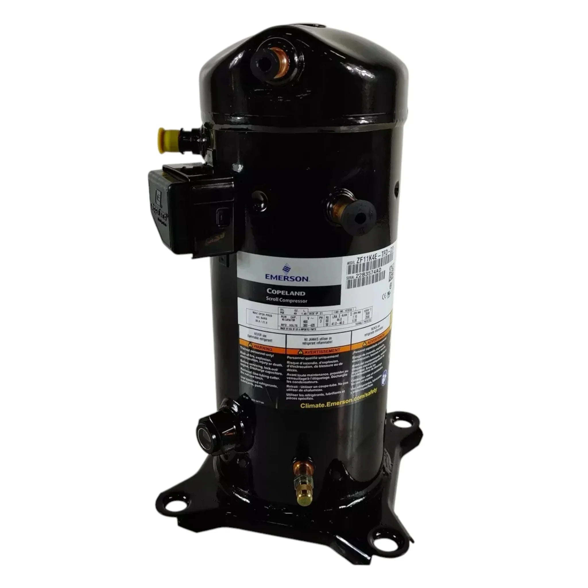 ZF11K4ETFD231 Genuine Copeland Scroll Compressor