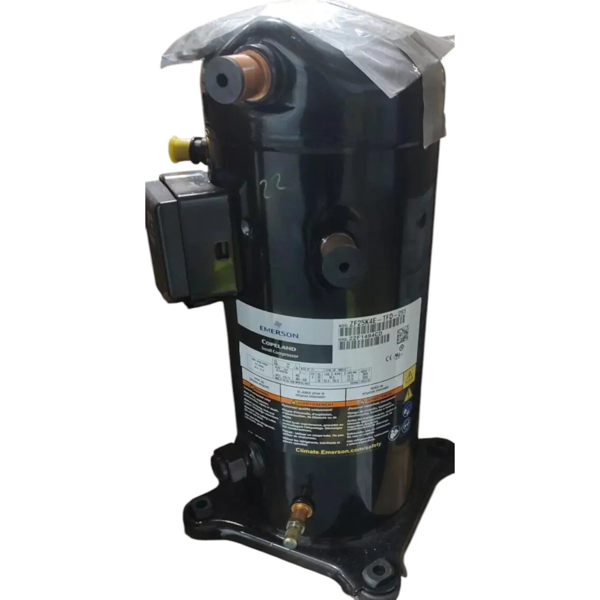 ZF25K4ETFD251 Genuine Copeland Scroll Compressor