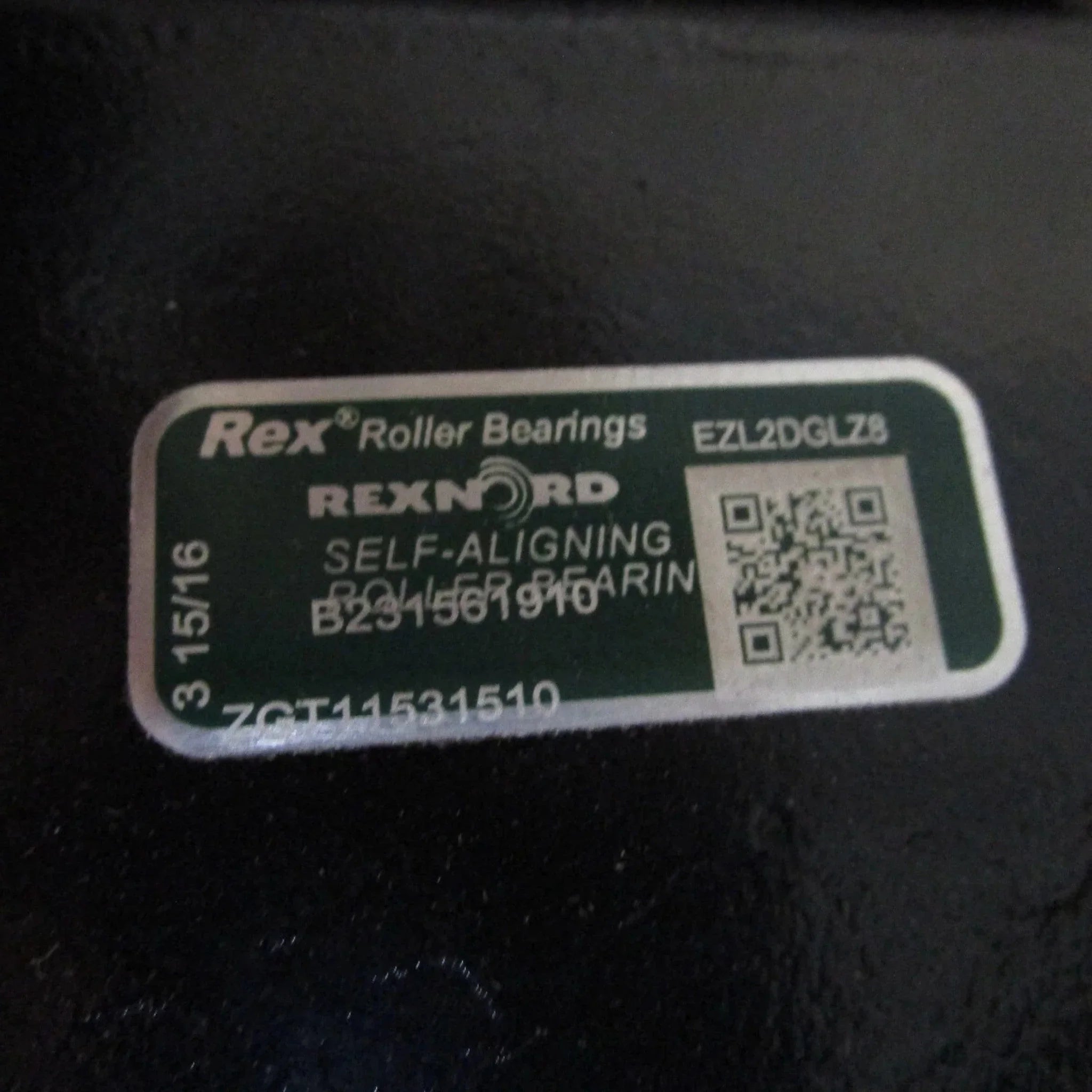 ZGT11531510 Genuine Rexnord Roller Bearing Assembly